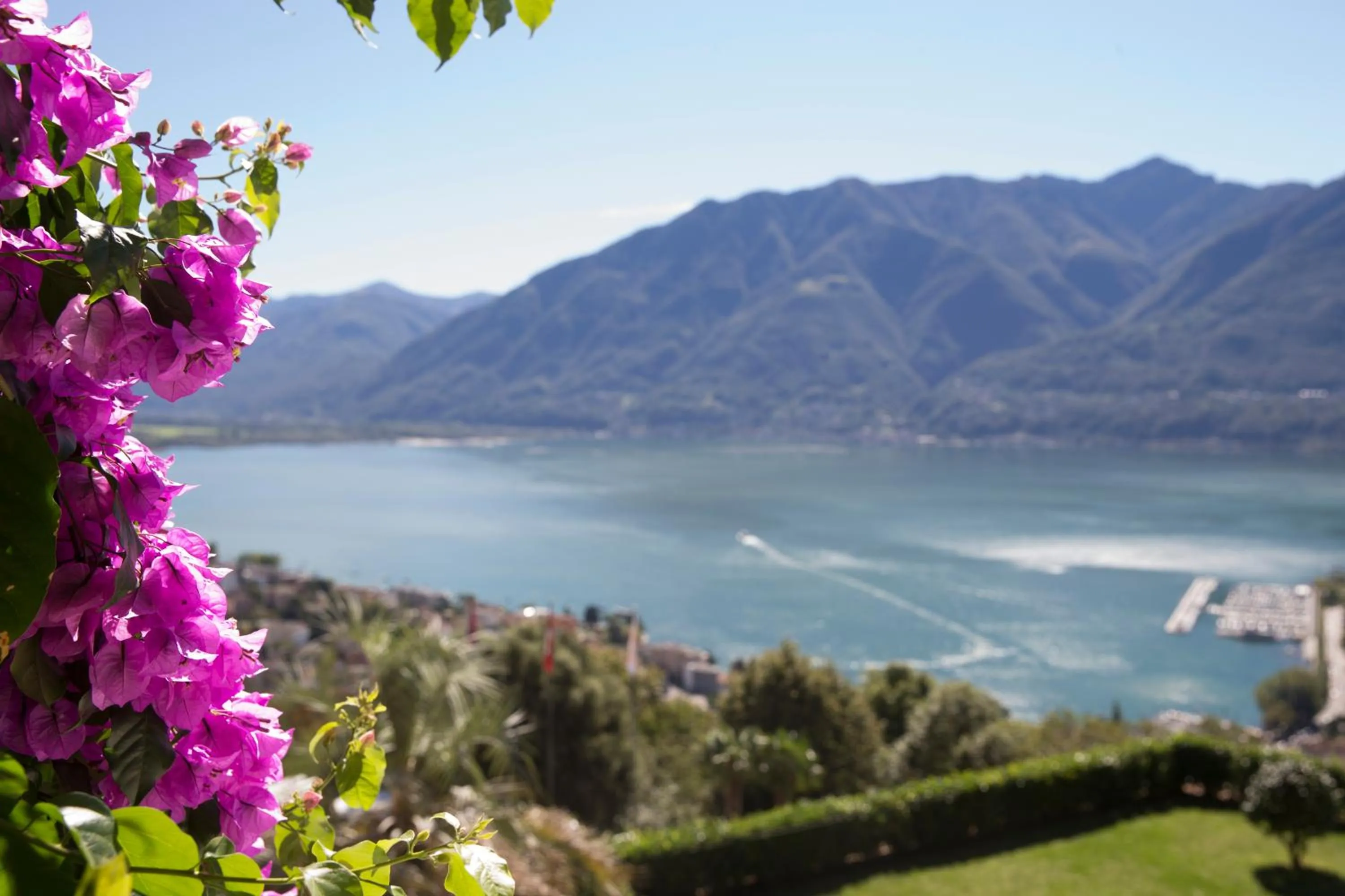 Lake view in Villa Orselina - Small Luxury Hotel