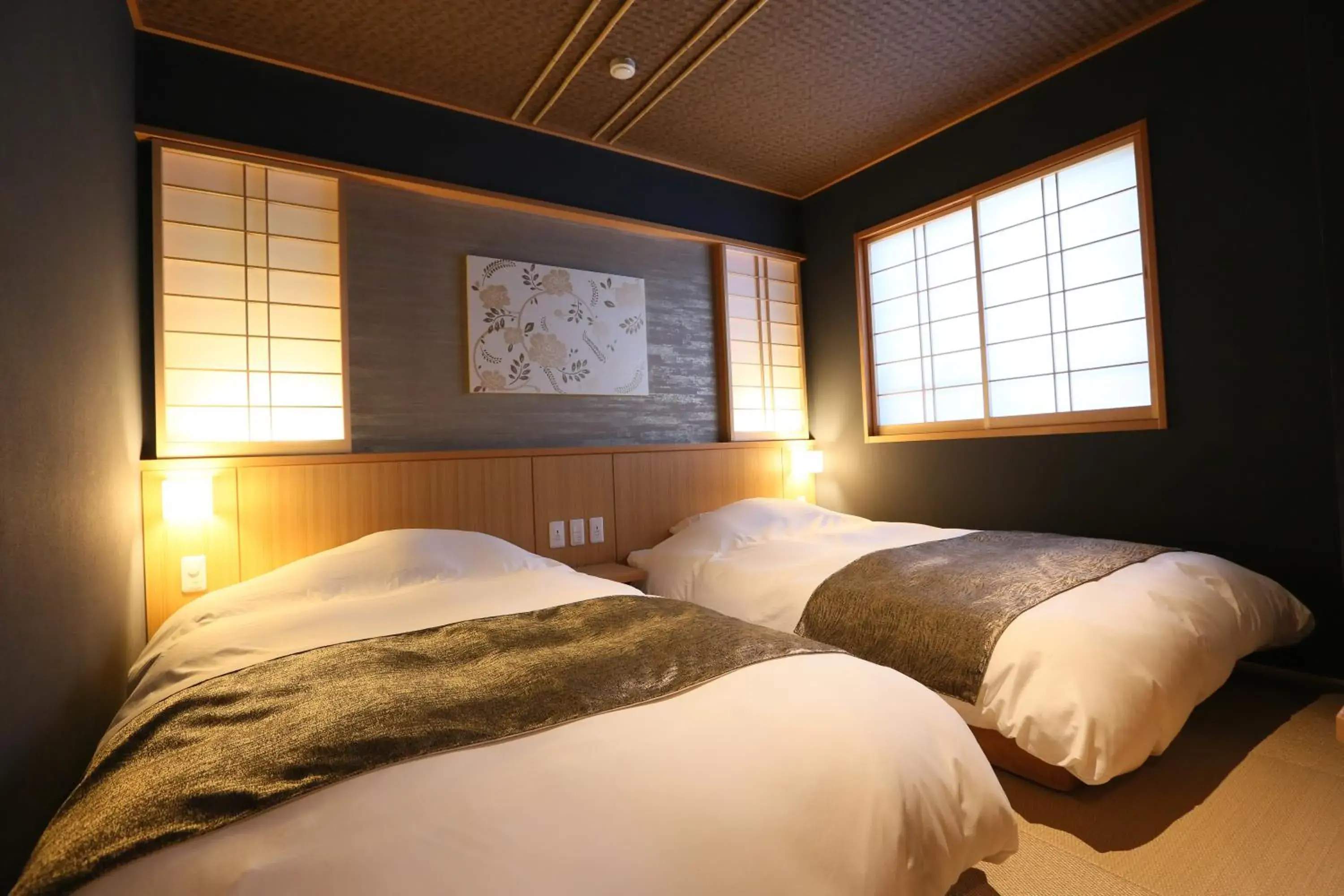 Quadruple Room with Tatami Area and Open Air Bath - Non-Smoking in Suiun Quadruple Room with Tatami Area and Open Air Bath - Non-Smoking in Suiun