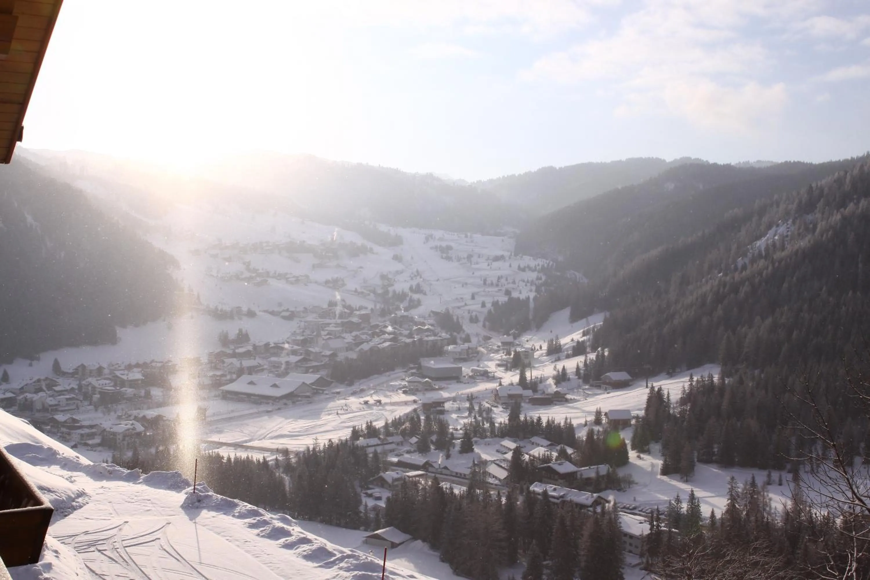 Bird's eye view in Pensione Vittoria