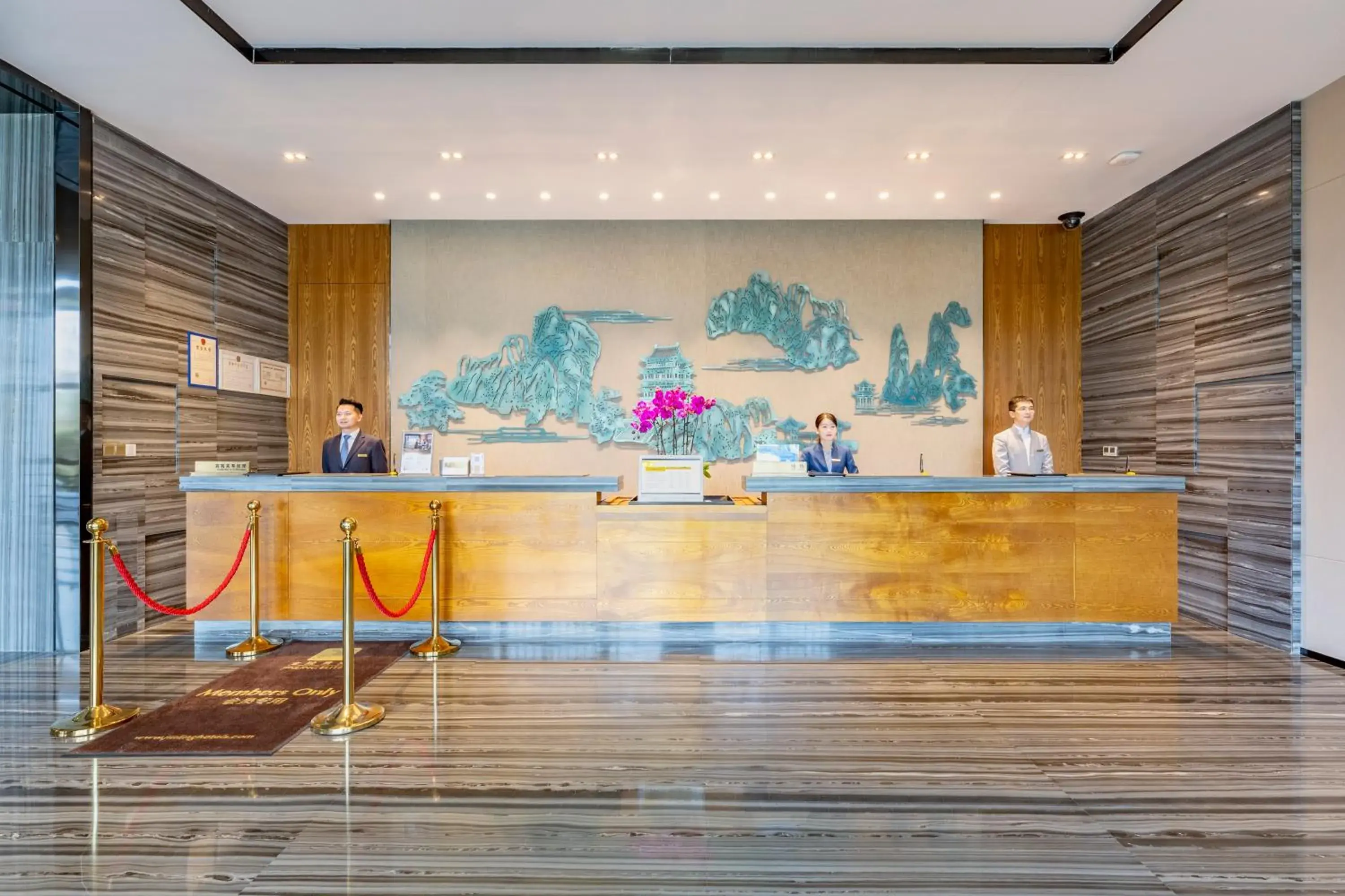 Lobby or reception in Jinling Grand Hotel Nanchang Lobby or reception in Jinling Grand Hotel Nanchang