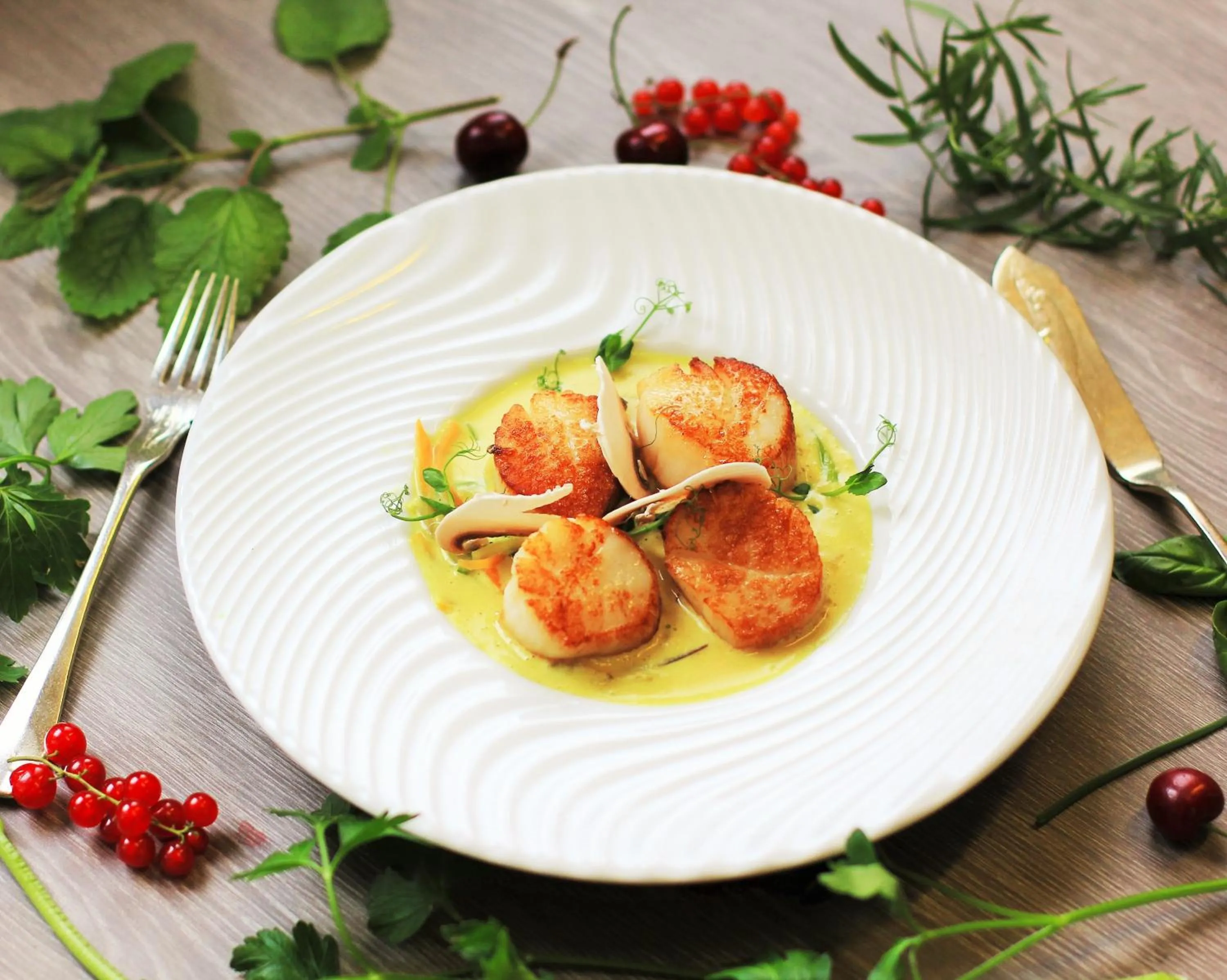 Lunch in Hostellerie au Cygne