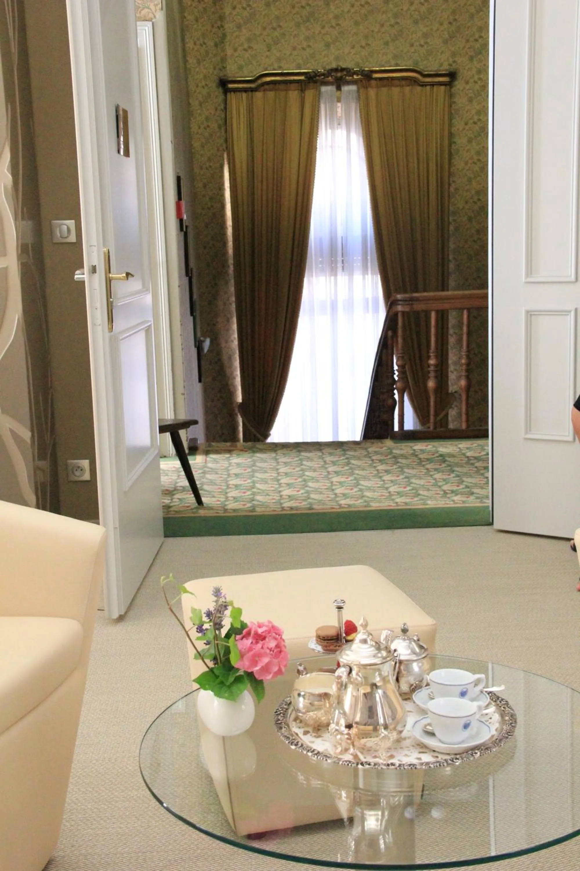 Bedroom in Hostellerie au Cygne