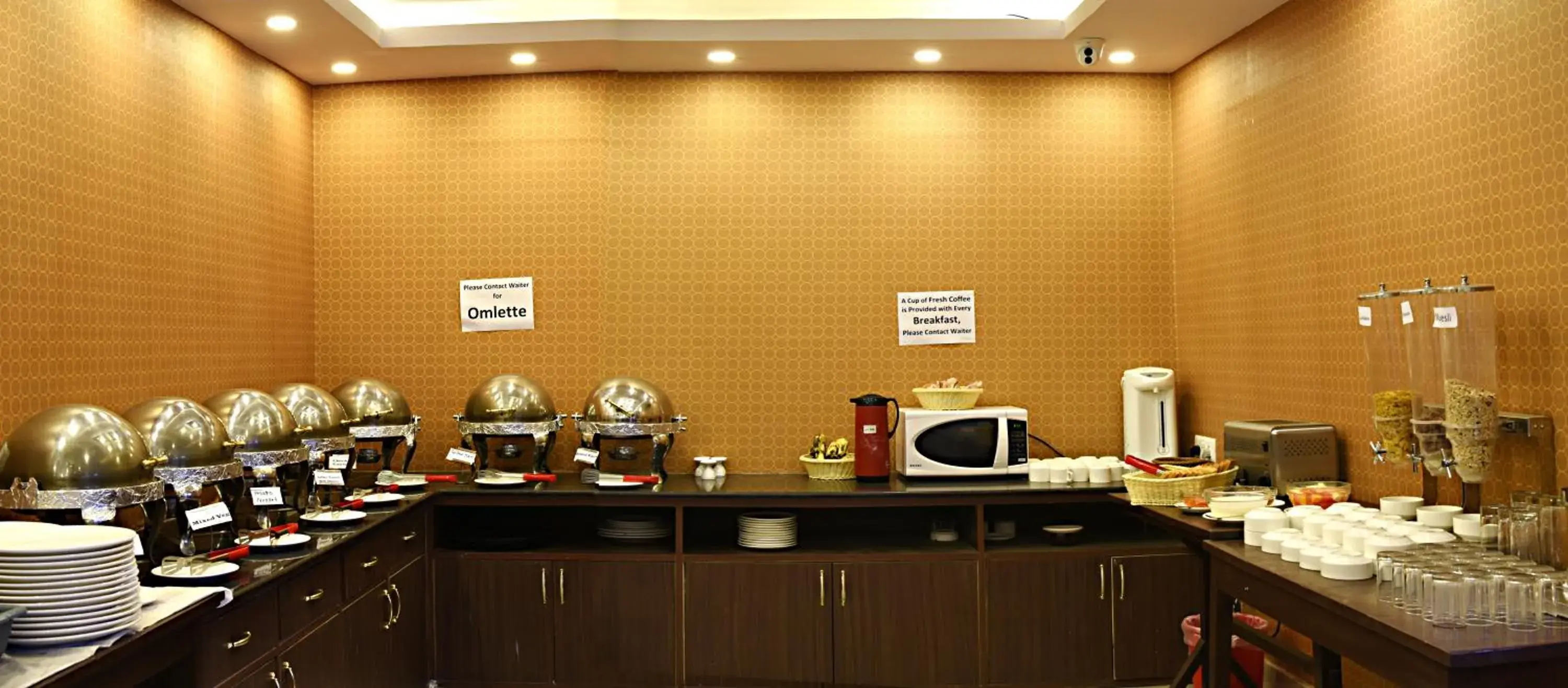 Buffet breakfast in Hotel Sapana Garden Thamel Buffet breakfast in Hotel Sapana Garden Thamel