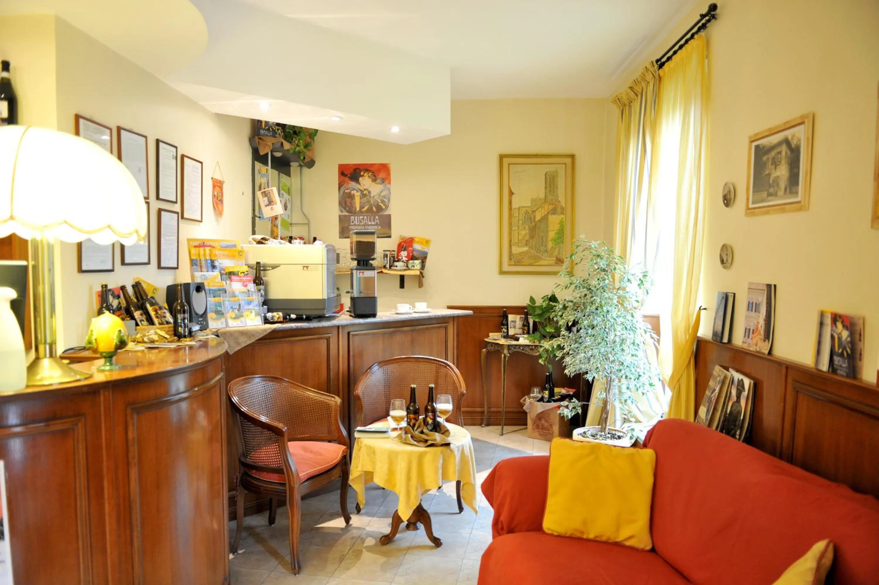 Lobby or reception in Albergo Birra