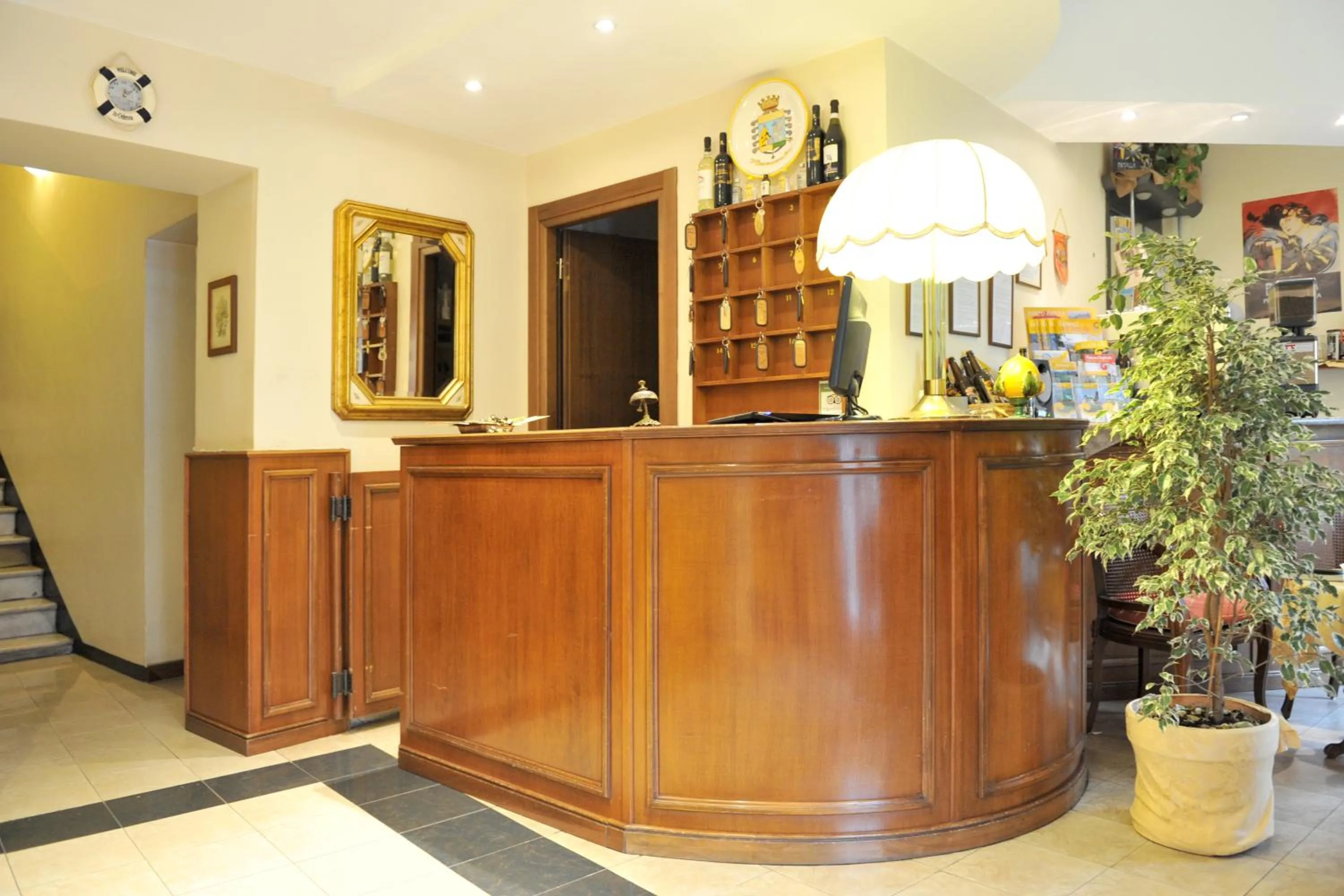 Lobby or reception in Albergo Birra