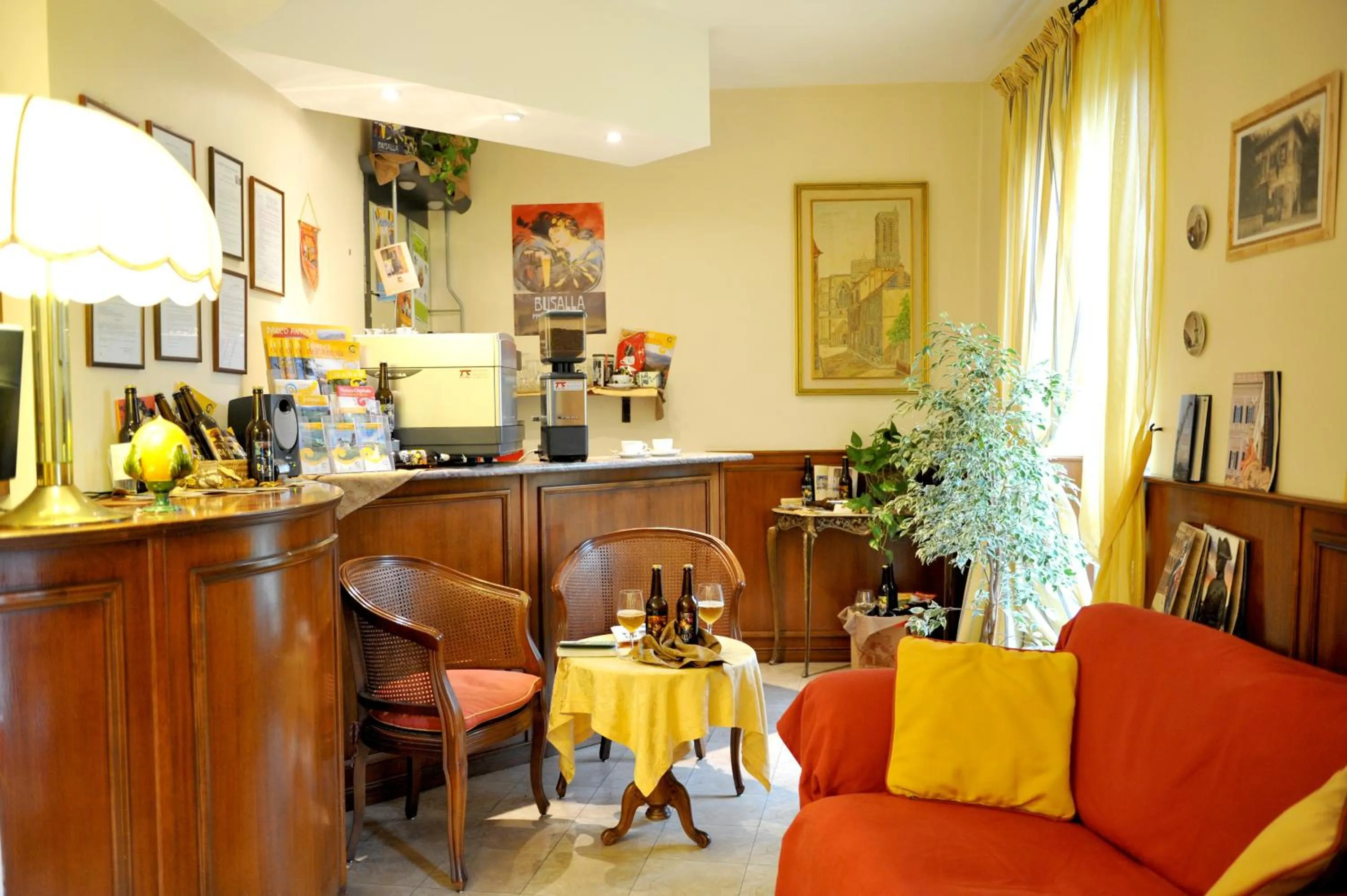 Lobby or reception in Albergo Birra