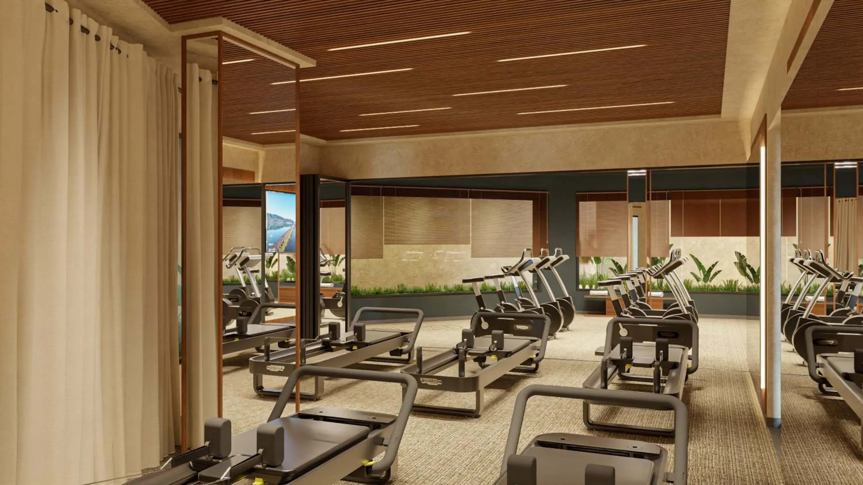 Fitness centre/facilities in HD Beach Resort Fitness centre/facilities in HD Beach Resort