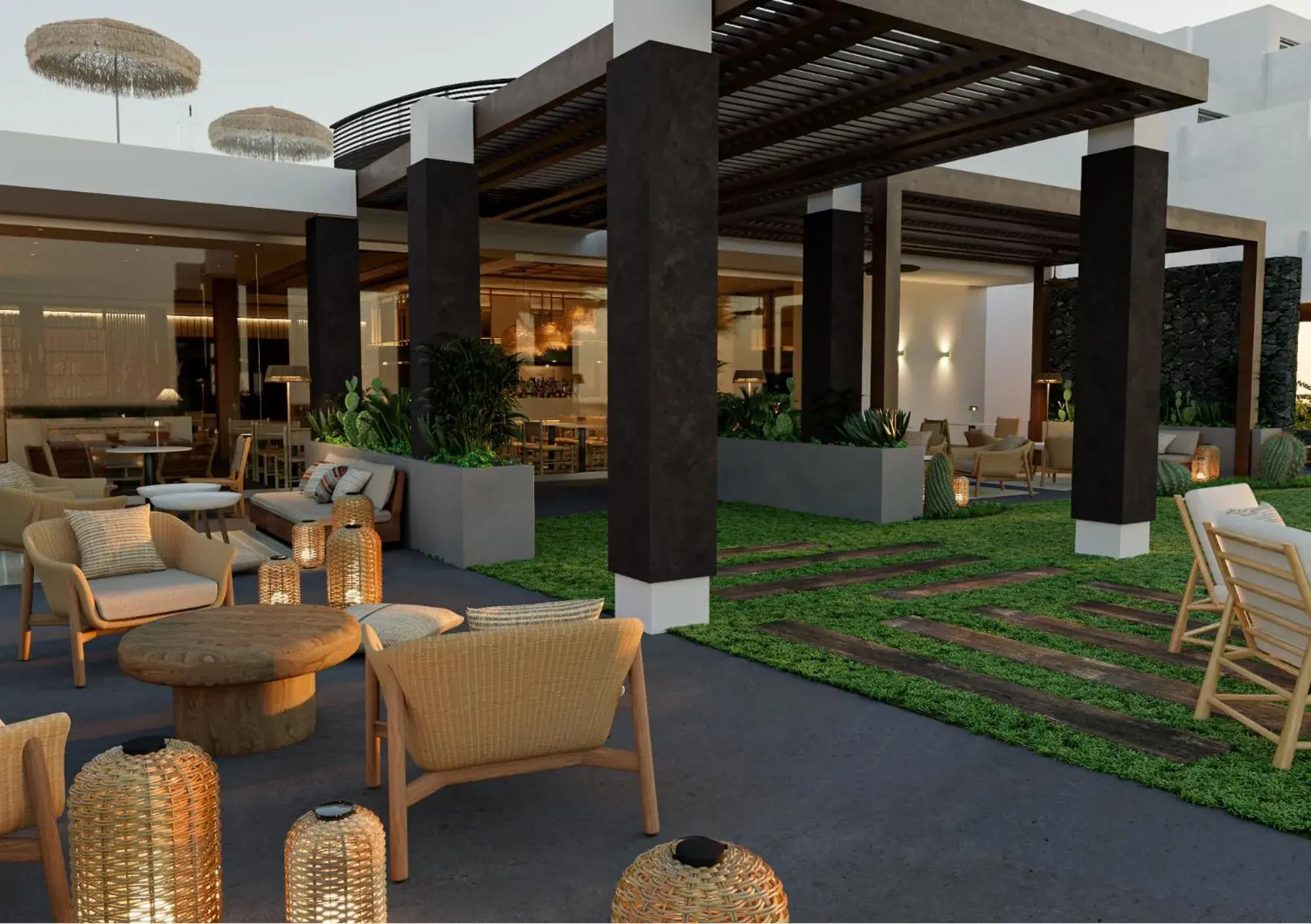 Lobby or reception in HD Beach Resort Lobby or reception in HD Beach Resort