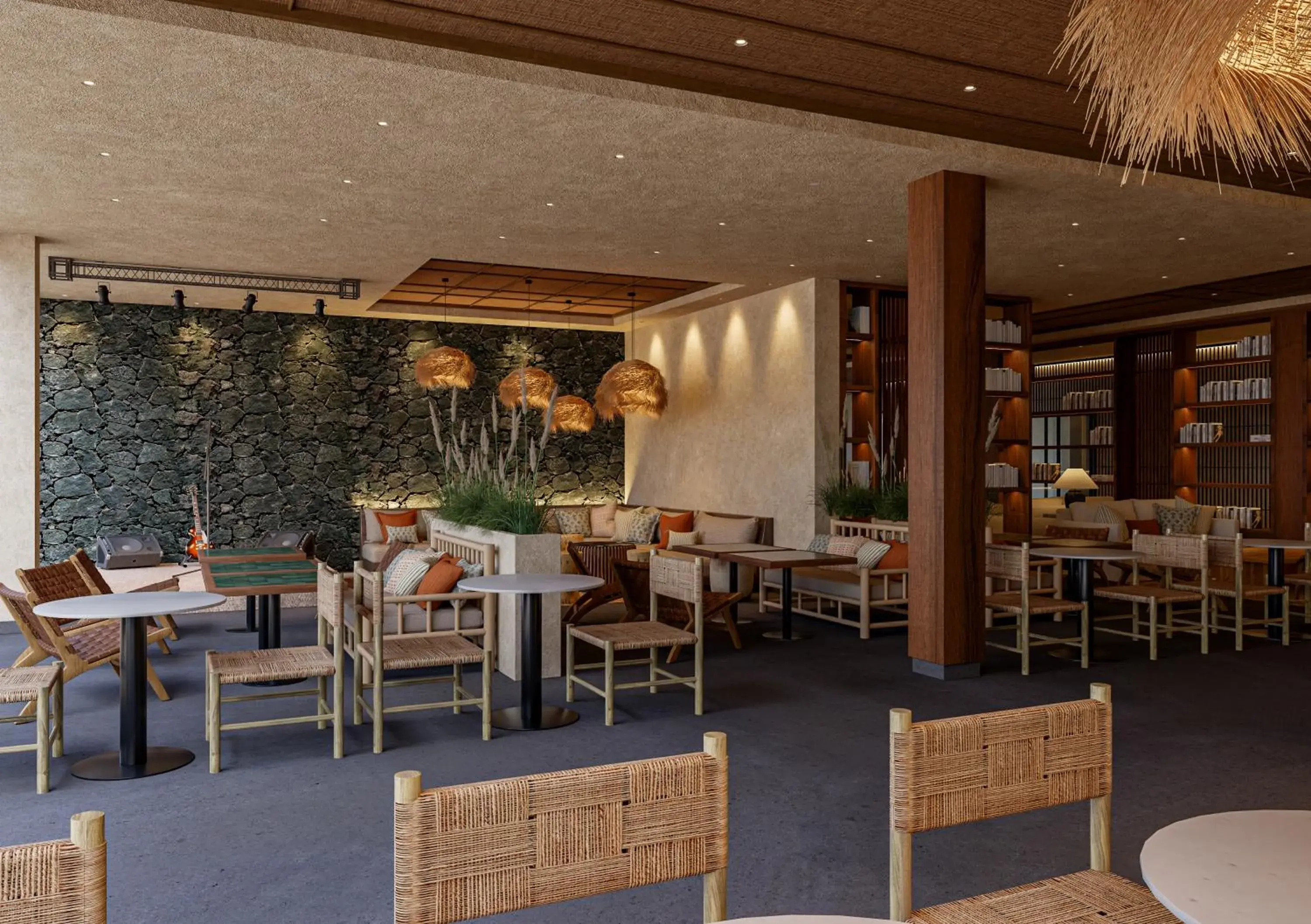 Lounge or bar in HD Beach Resort Lounge or bar in HD Beach Resort