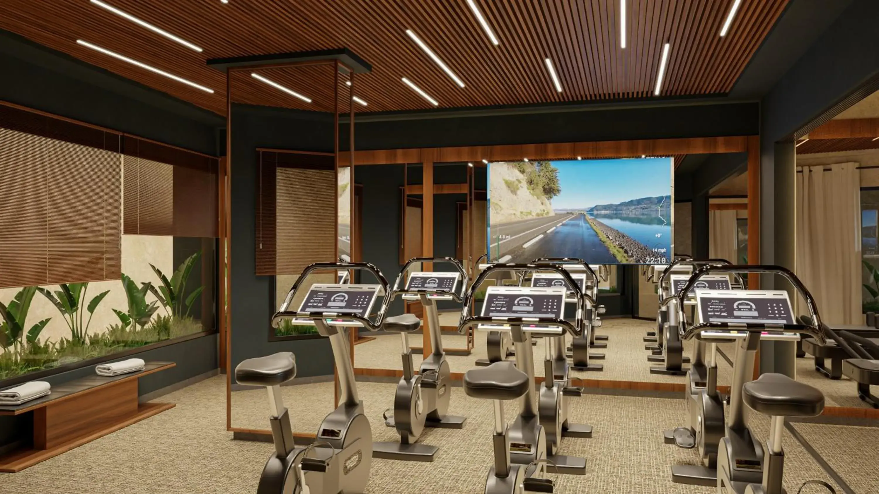 Fitness centre/facilities in HD Beach Resort Fitness centre/facilities in HD Beach Resort