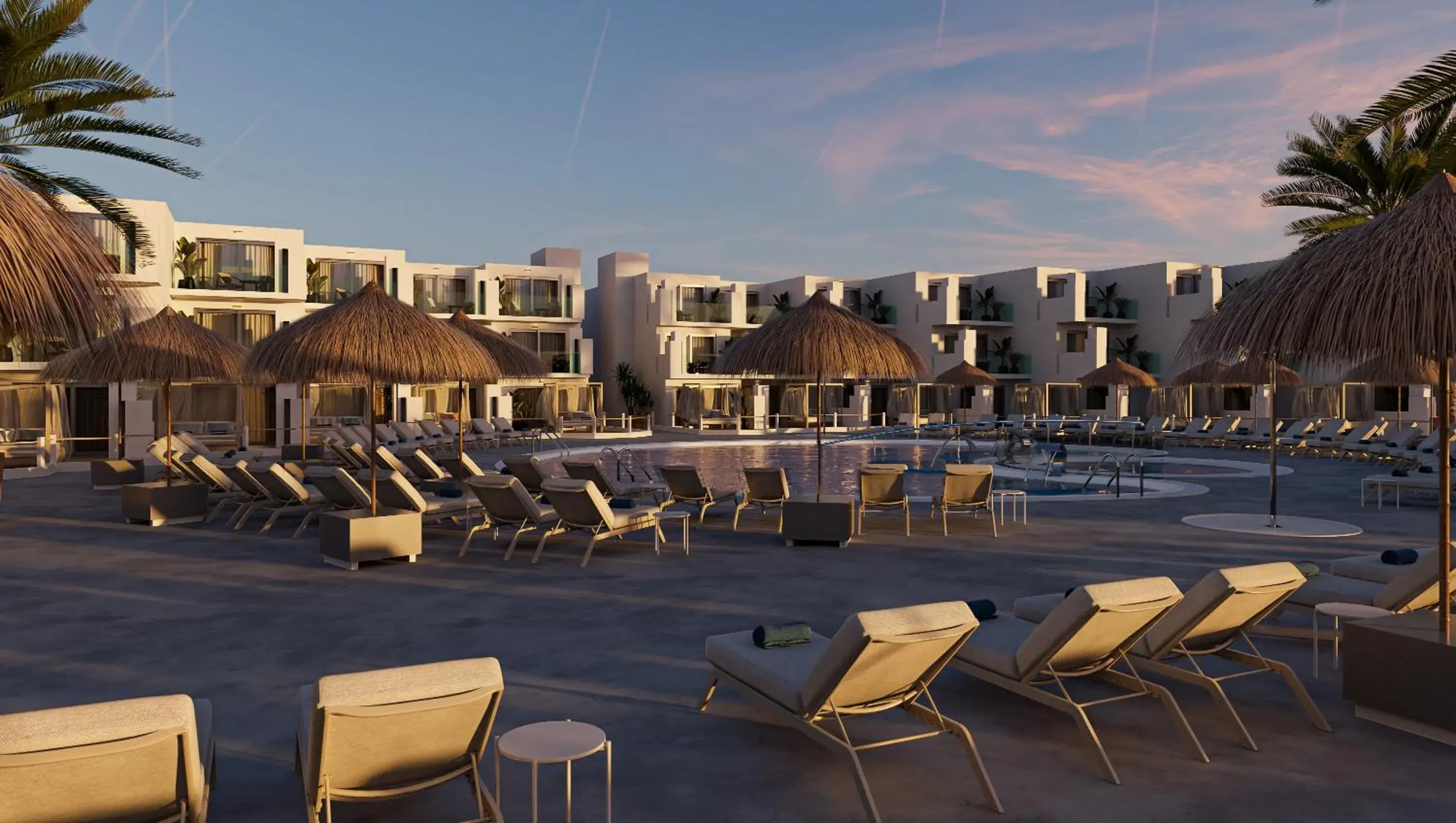 Swimming pool in HD Beach Resort Swimming pool in HD Beach Resort