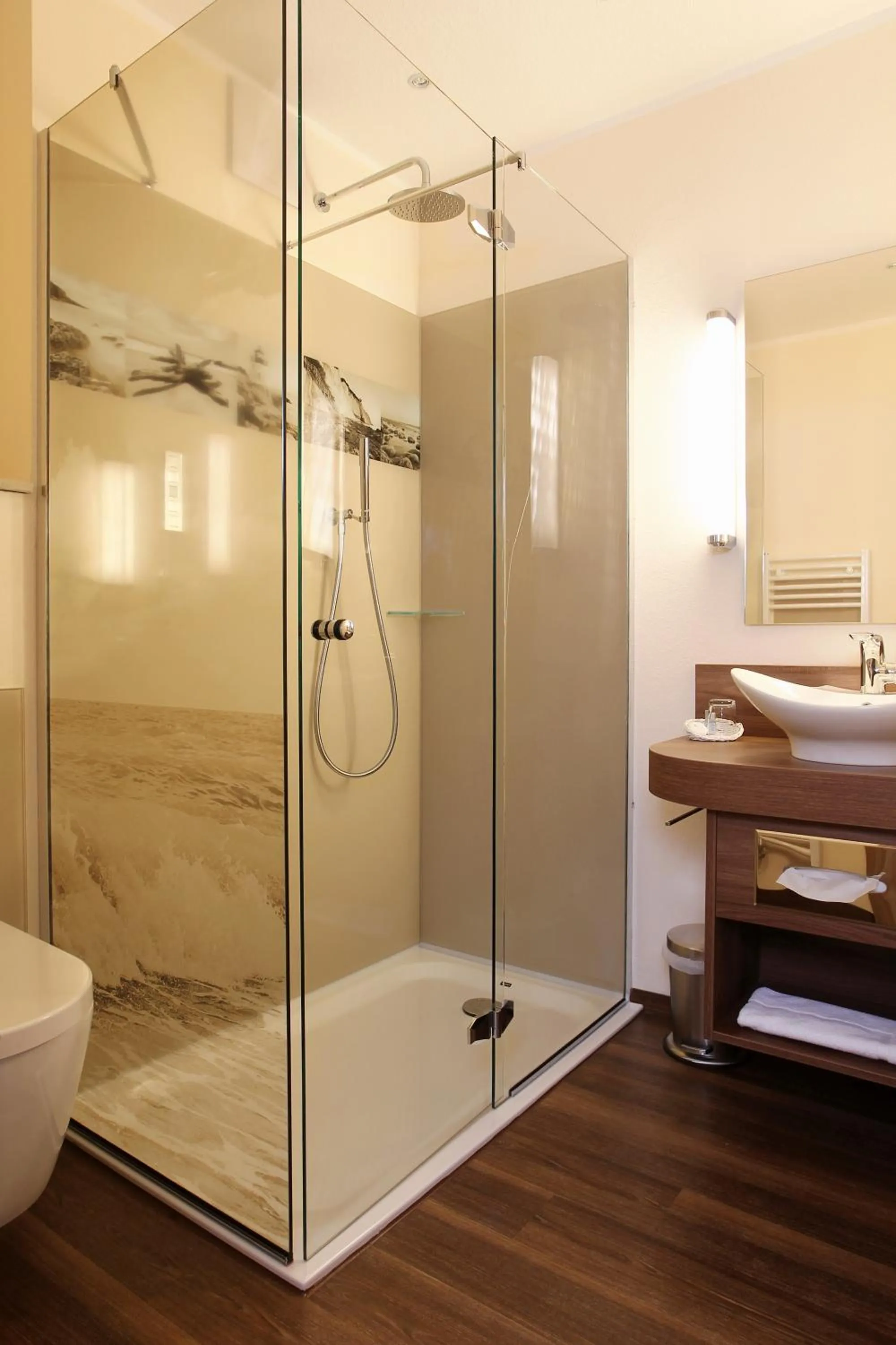 Shower in Hotel Simonshof