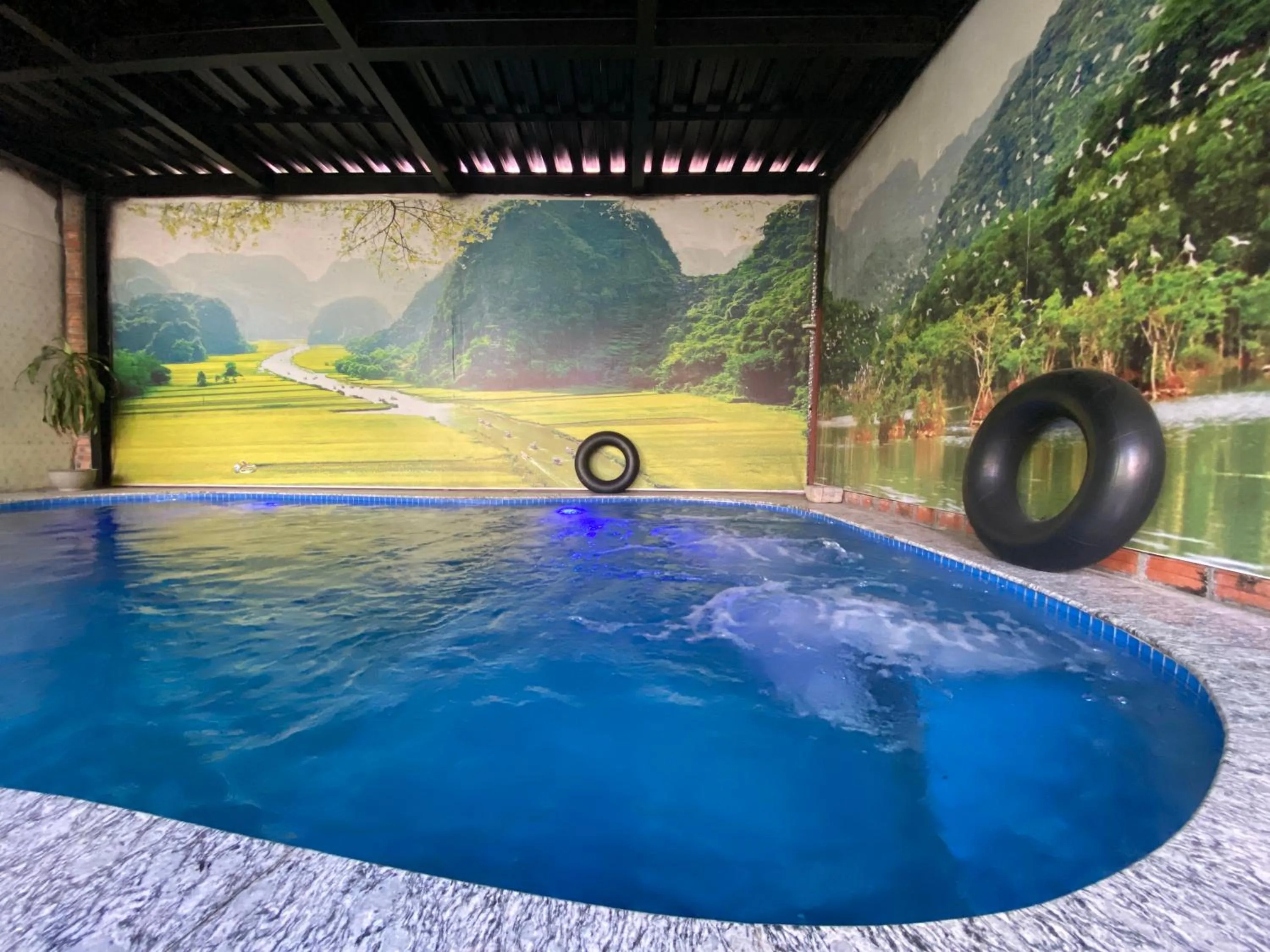 Pool view in Trang An Central Homestay