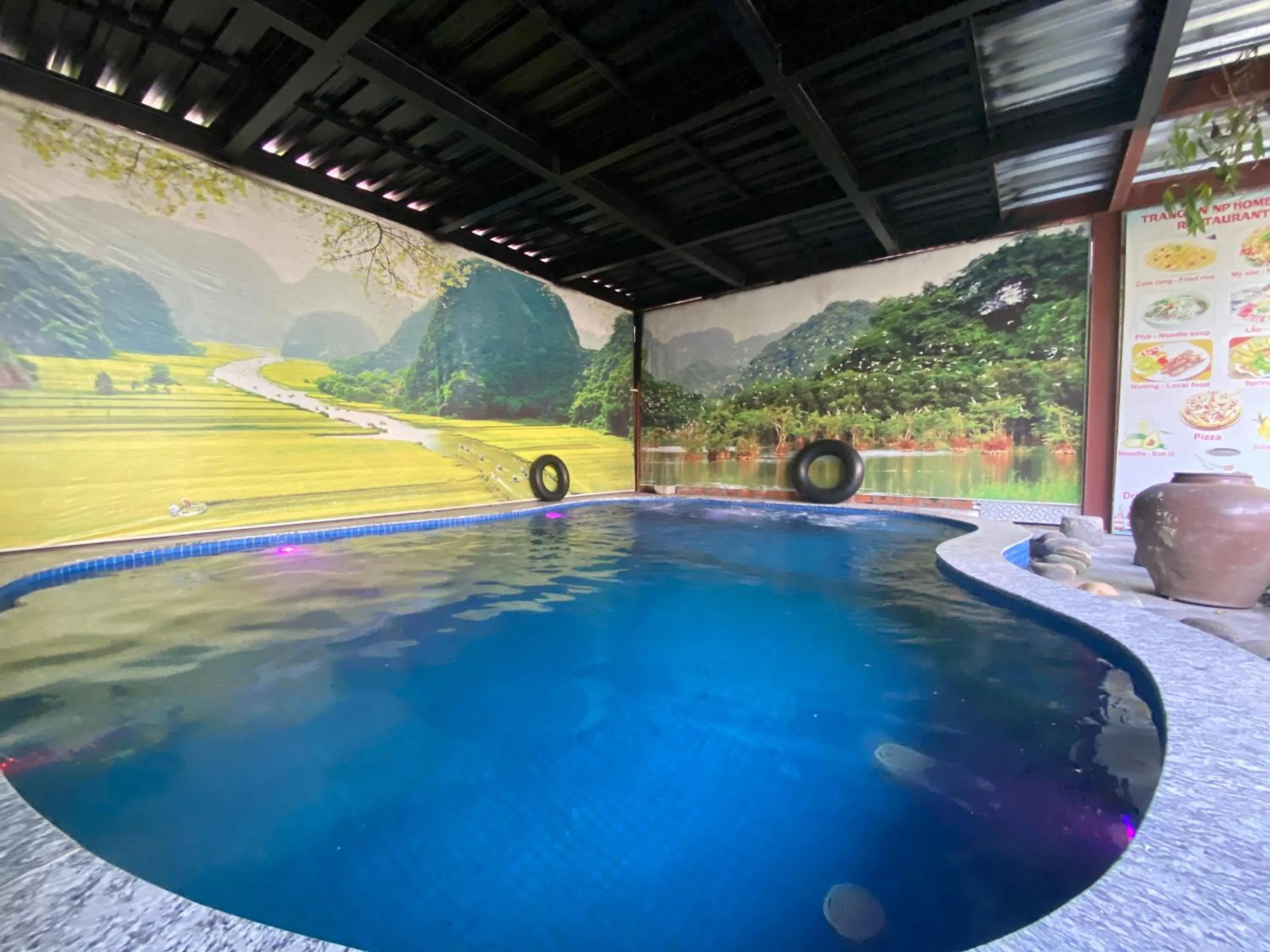 Pool view in Trang An Central Homestay