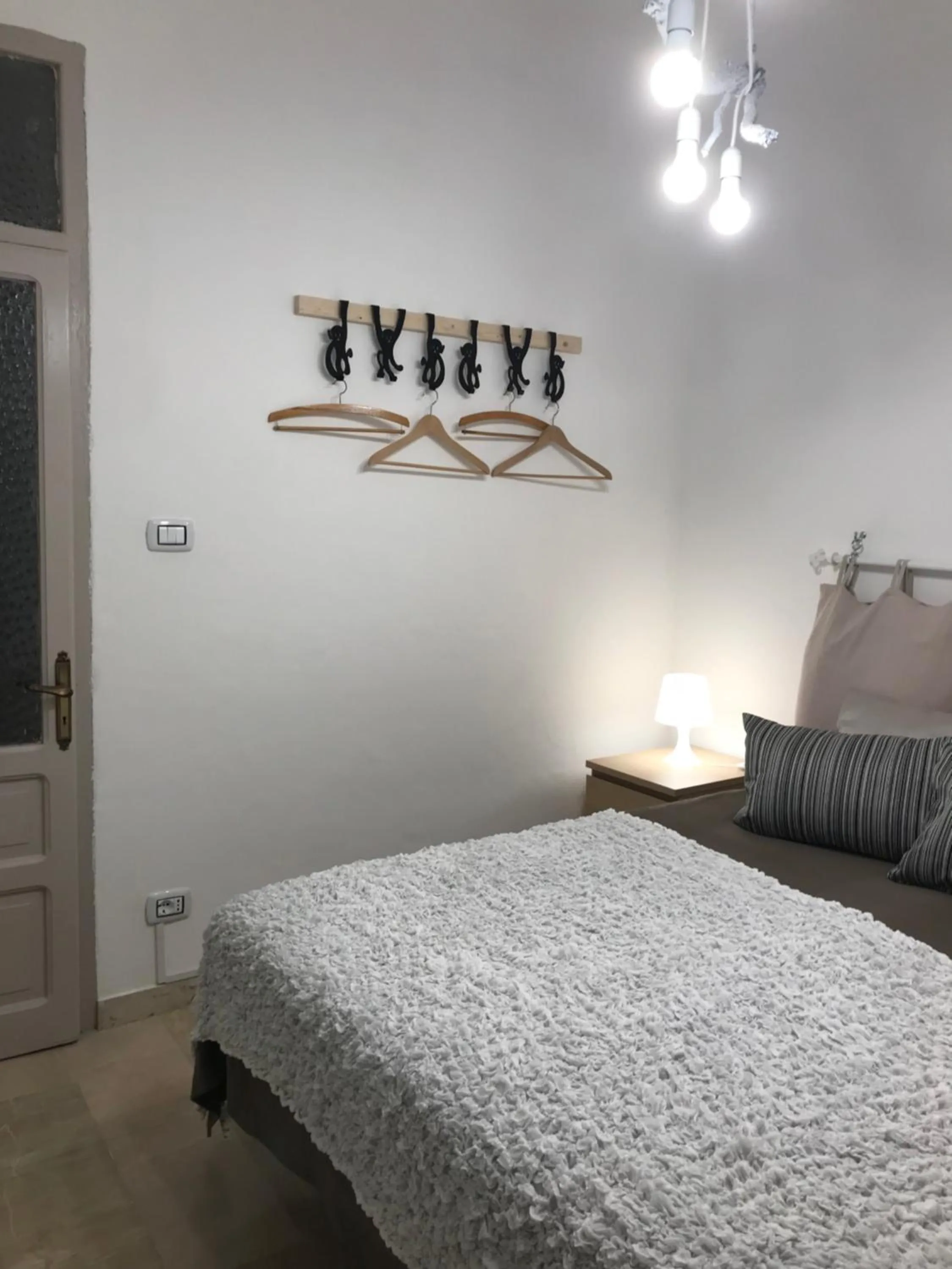 Bedroom, Bed in Cappuccini Green Relax