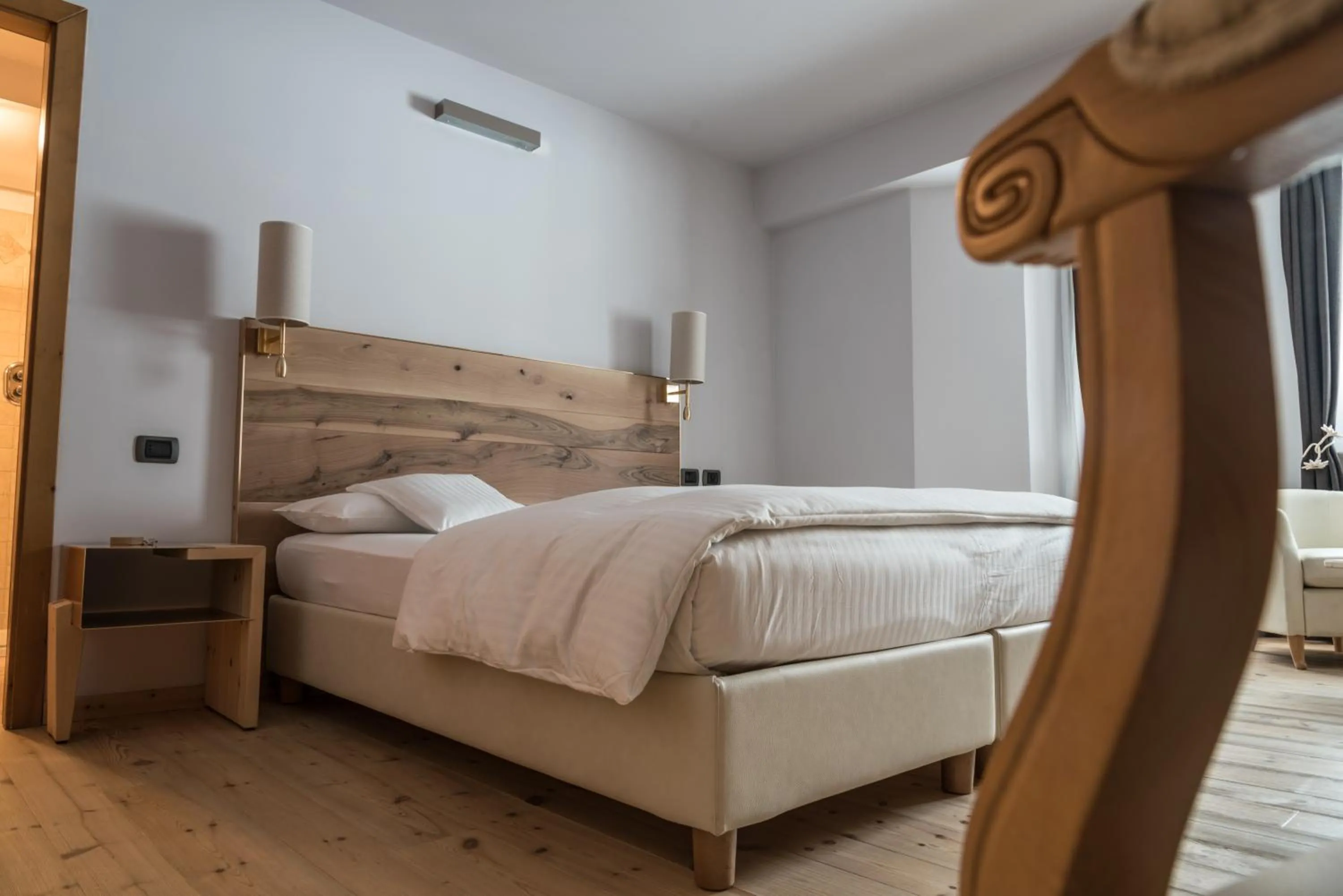 Bed in Chalet Laura Lodge Hotel