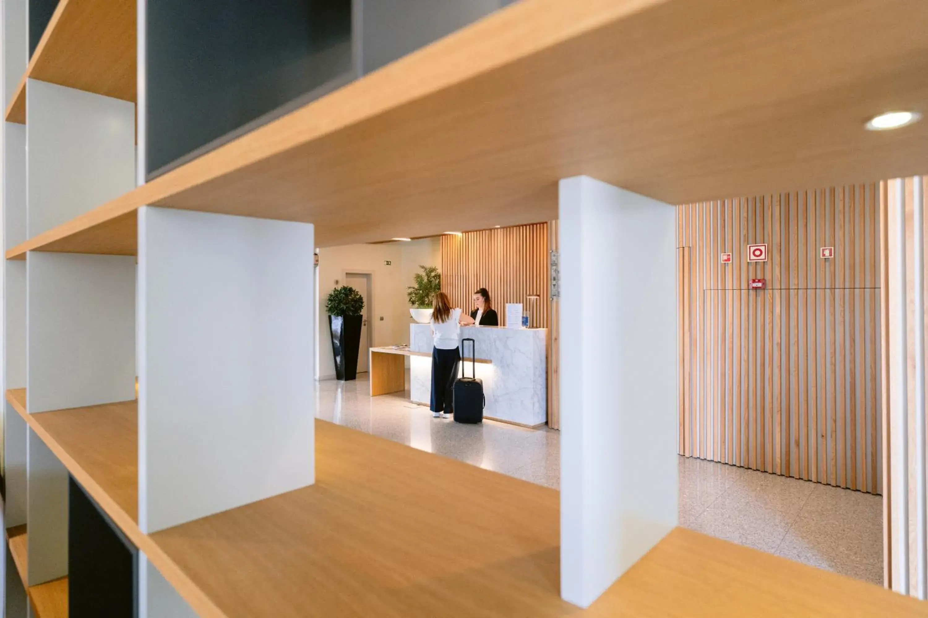 Lobby or reception in Hotel Conde de Agueda Lobby or reception in Hotel Conde de Agueda