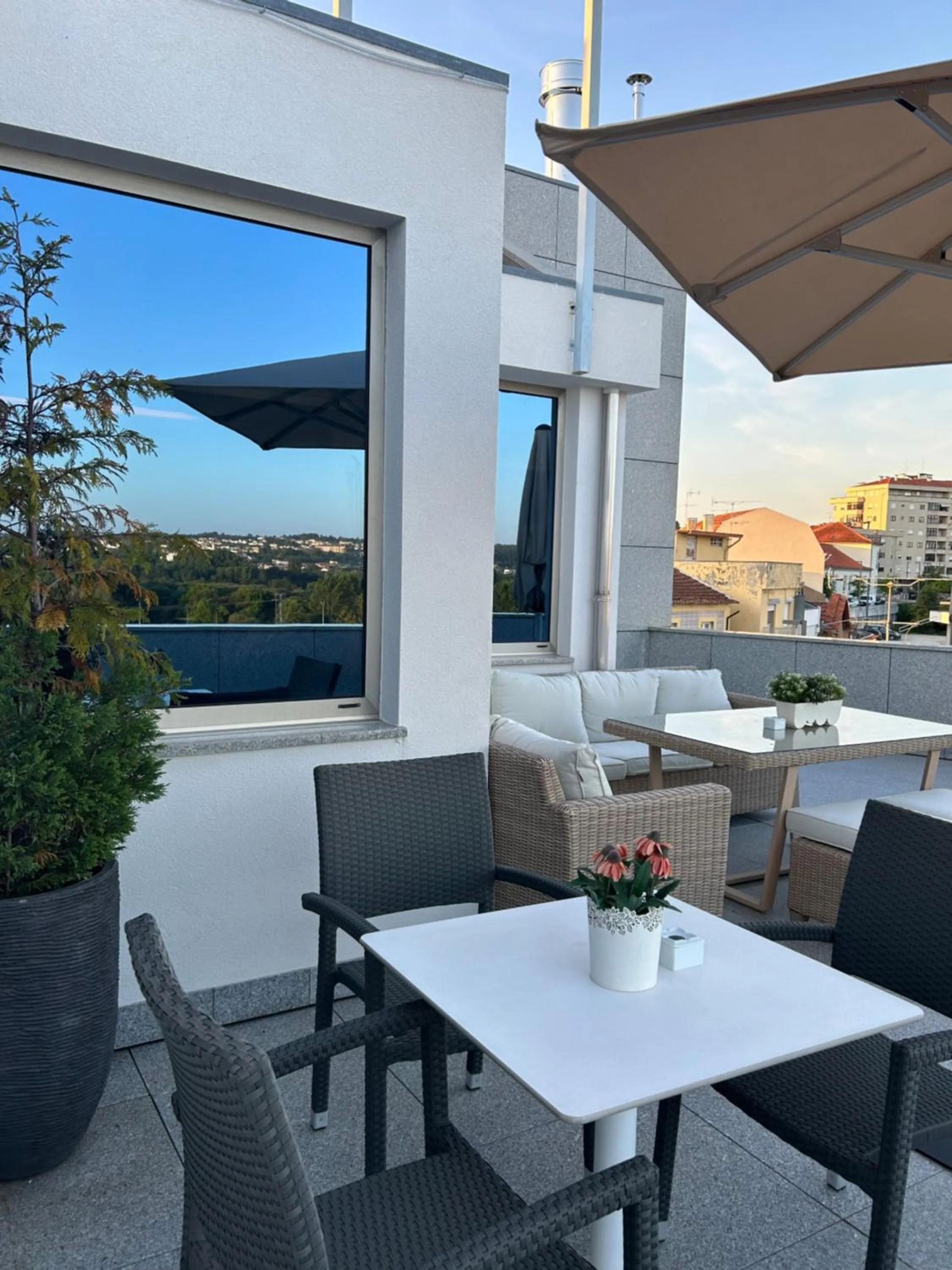 Balcony/Terrace in Hotel Conde de Agueda