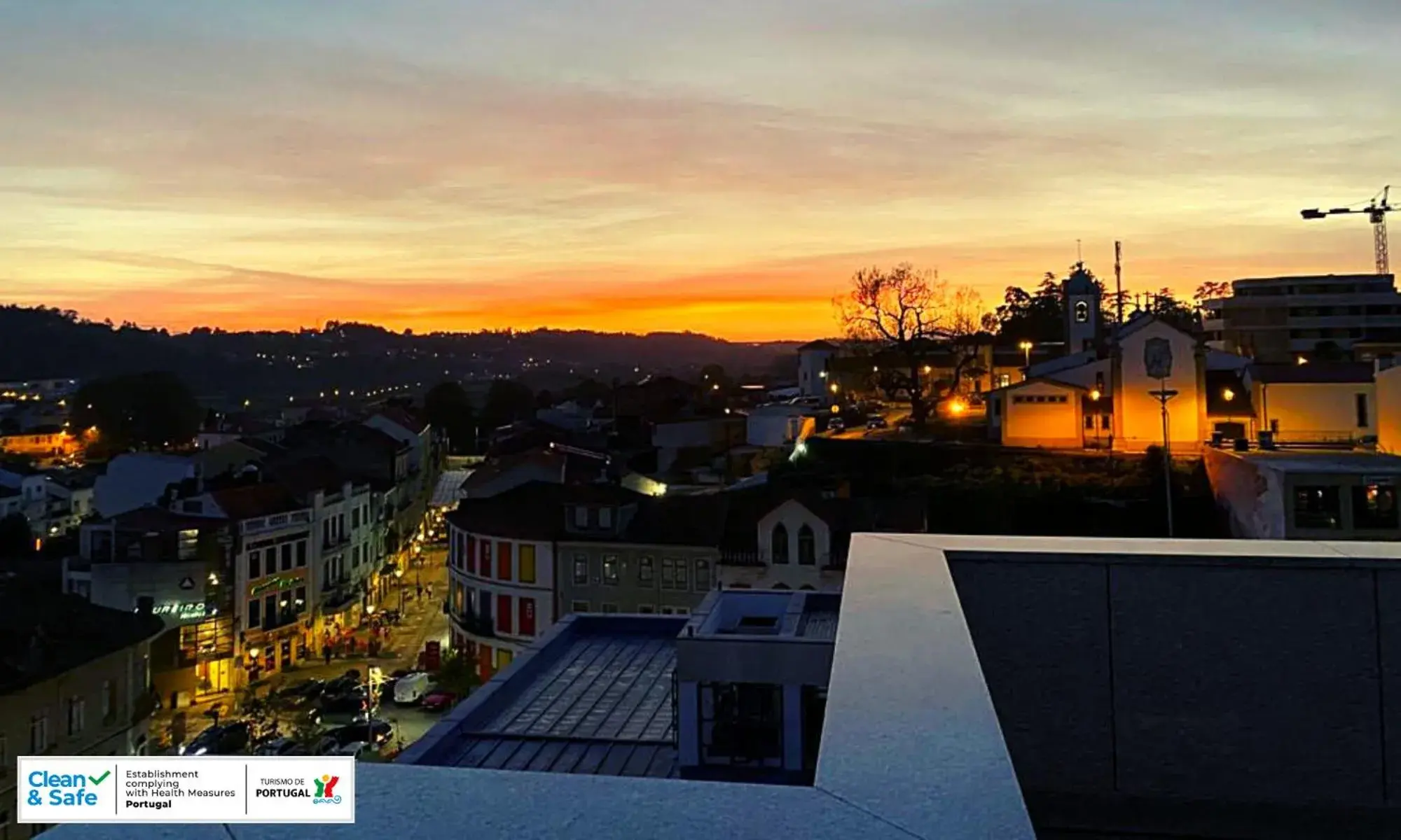 City view in Hotel Conde de Agueda City view in Hotel Conde de Agueda