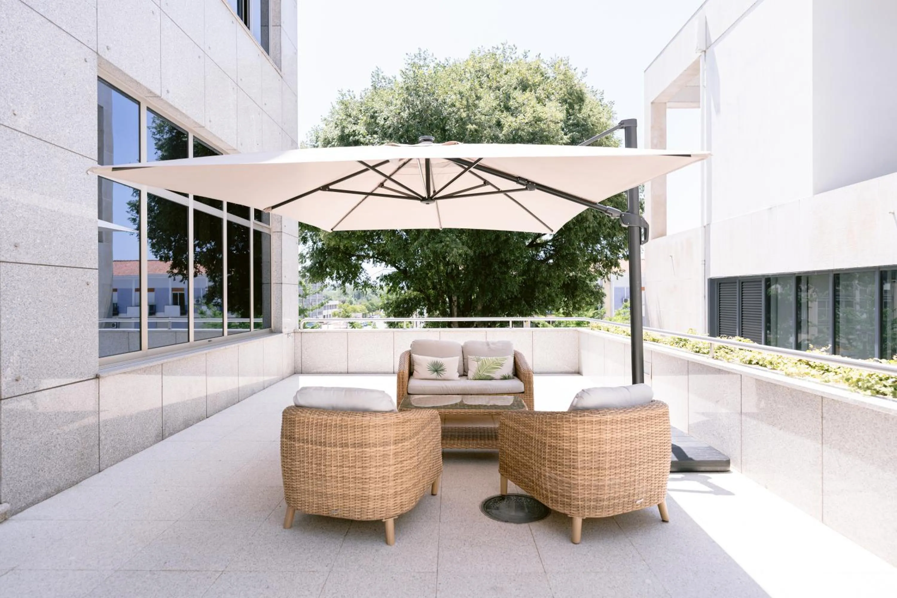 Patio in Hotel Conde de Agueda