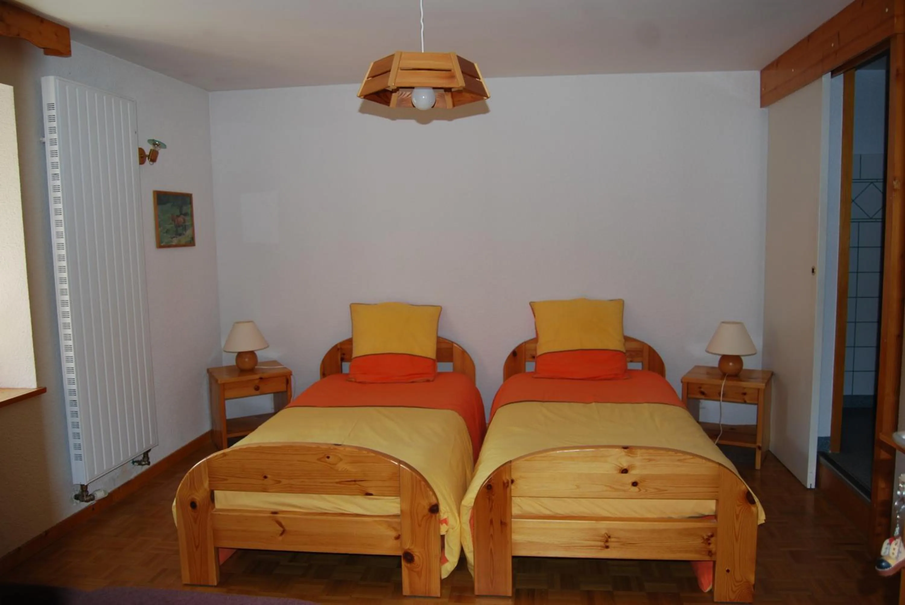 Garden view, Bed in Chambre d'hôtes Kieffer Le Grand Bienfaisy