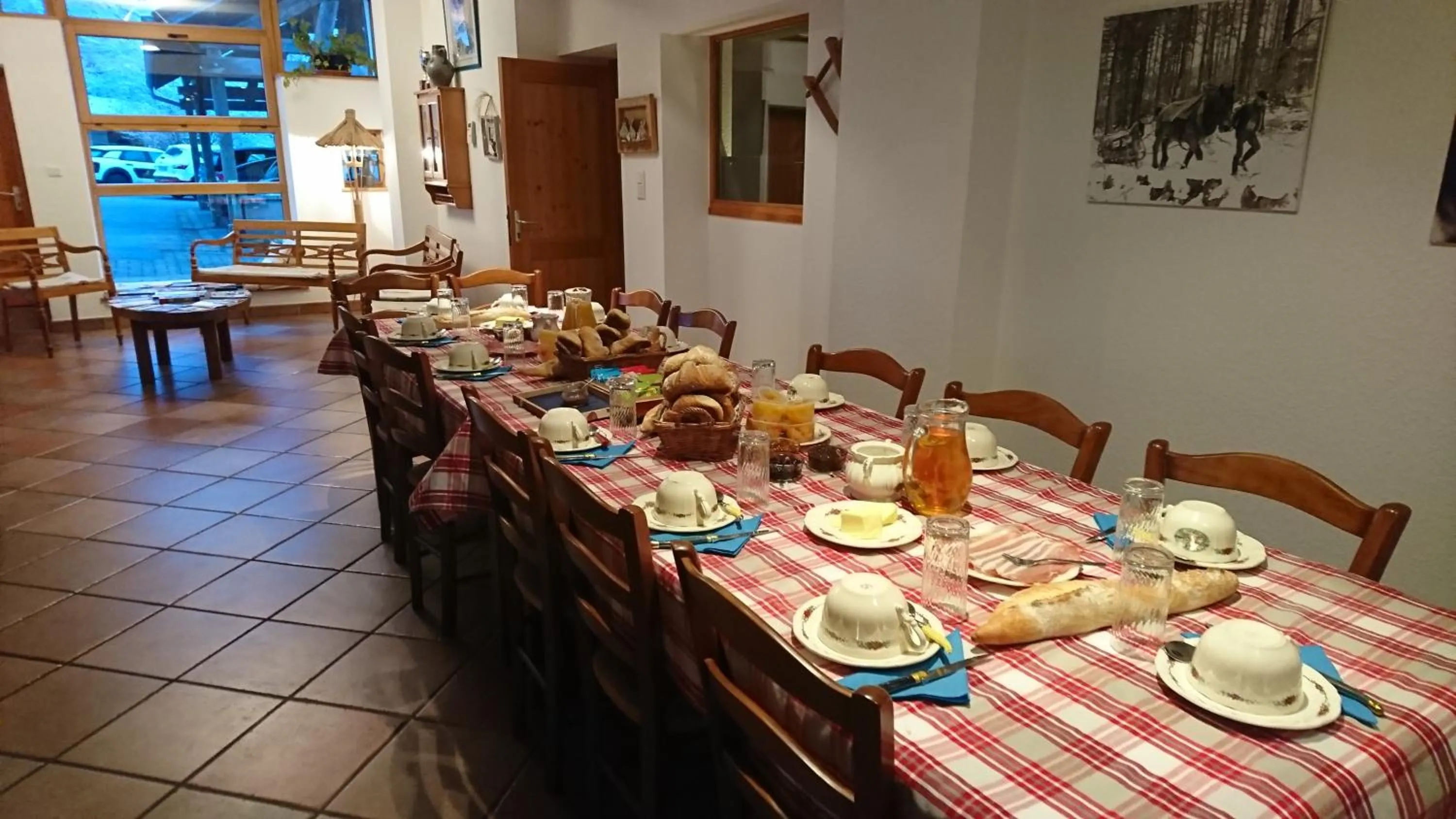 Communal lounge/ TV room in Chambre d'hôtes Kieffer Le Grand Bienfaisy