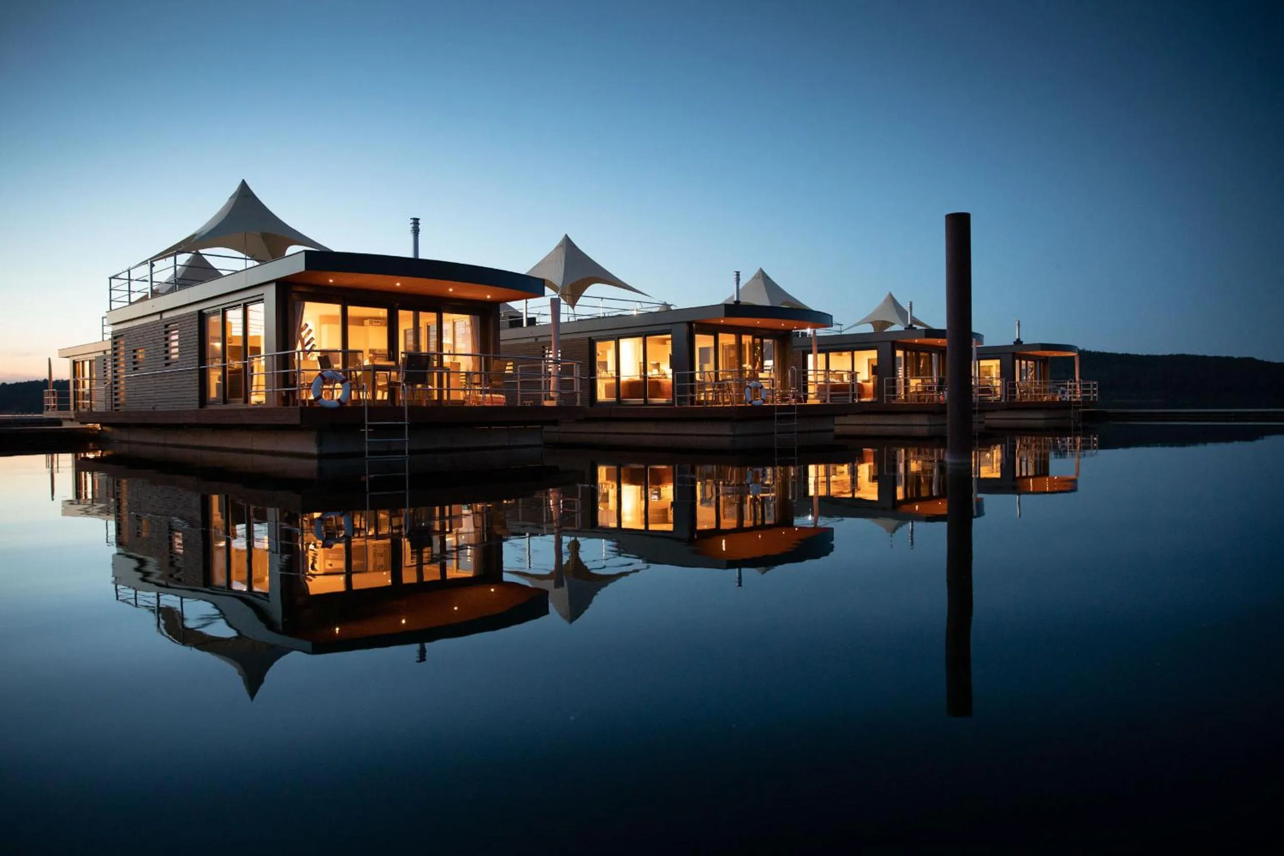 Property building in Floating Village Brombachsee