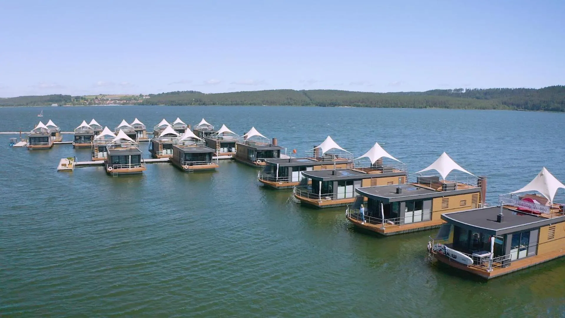 Property building in Floating Village Brombachsee