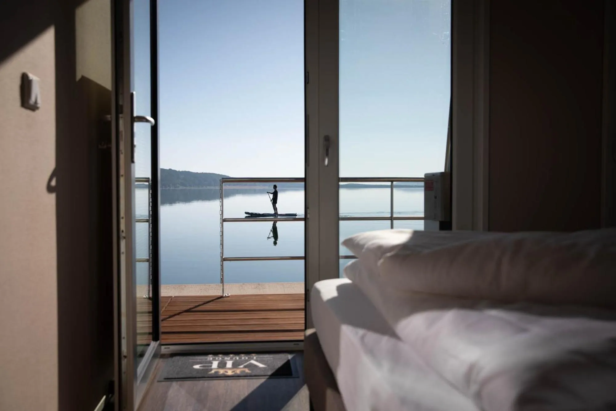 Bedroom, Bed in Floating Village Brombachsee