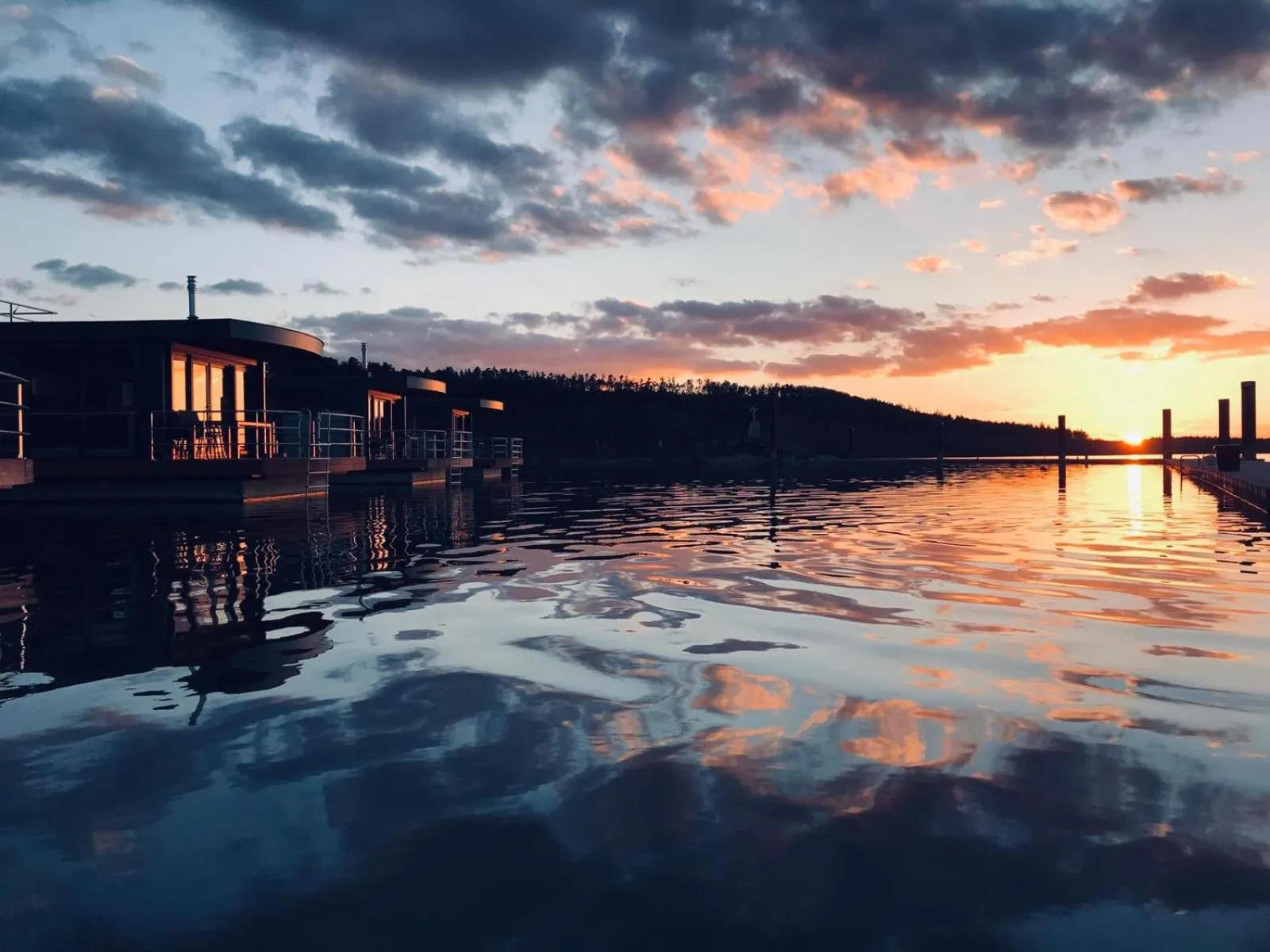 Property building in Floating Village Brombachsee