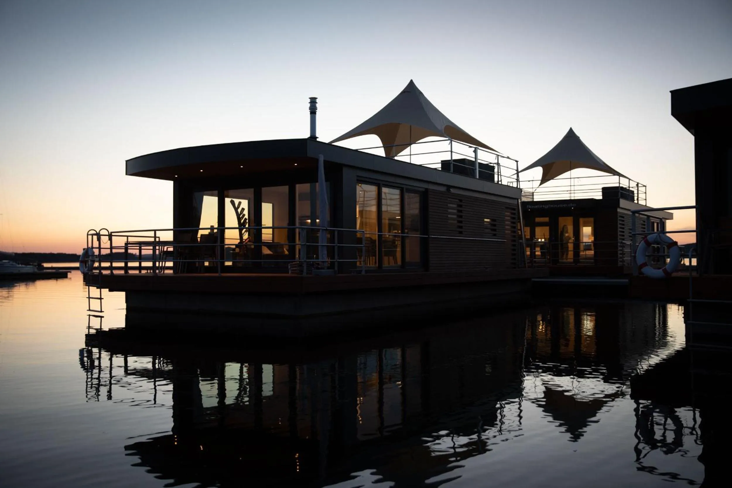 Property building in Floating Village Brombachsee