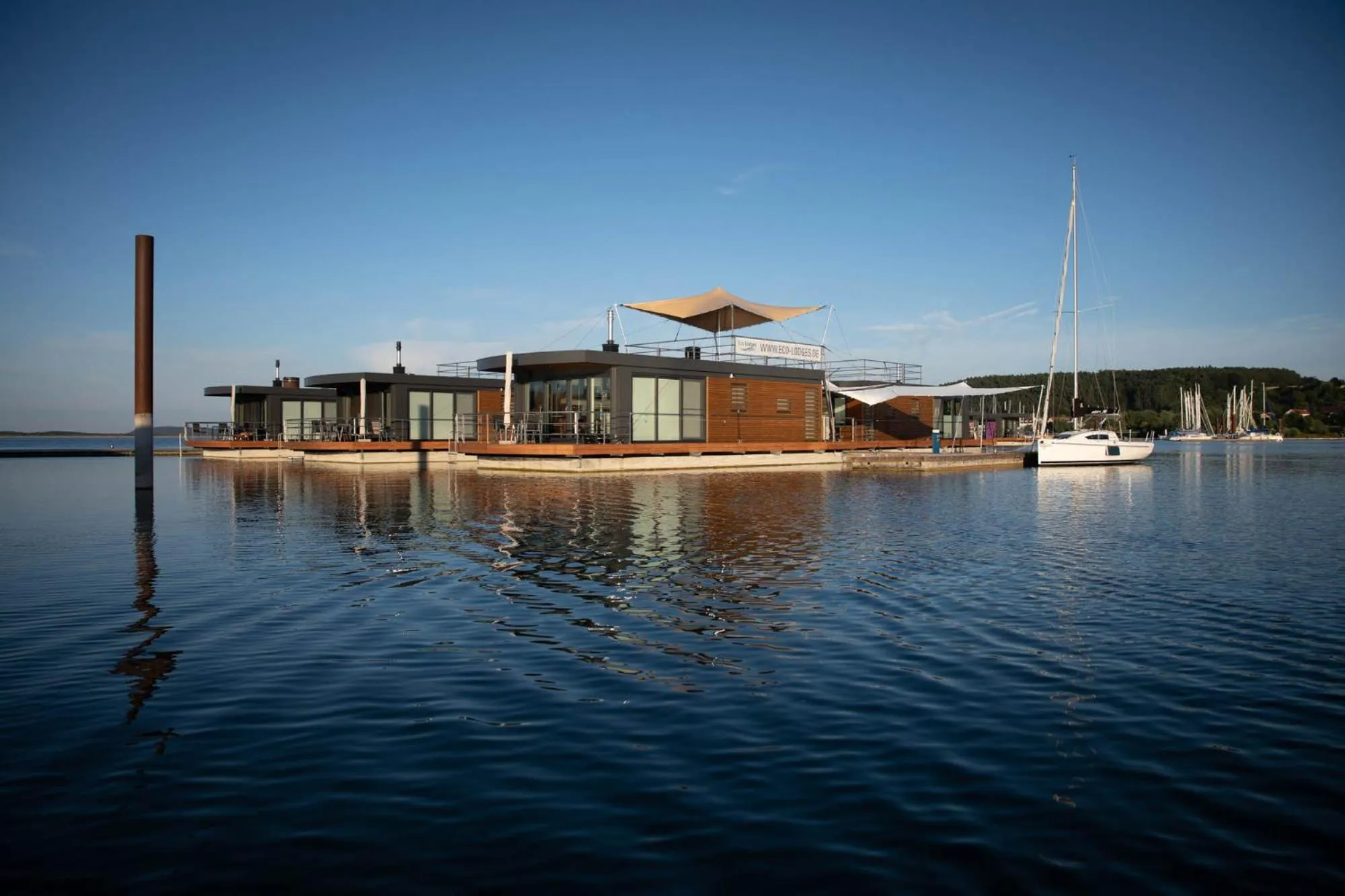 Property building in Floating Village Brombachsee