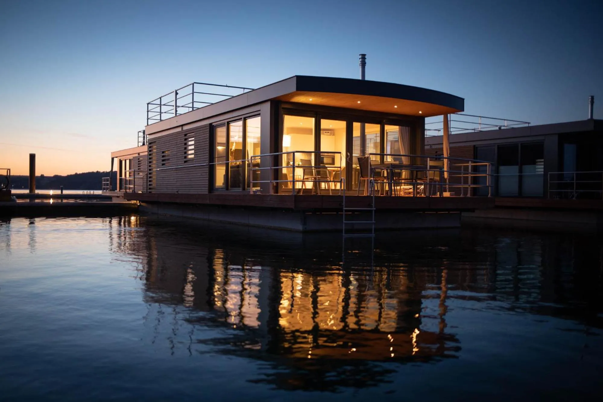 Property building in Floating Village Brombachsee