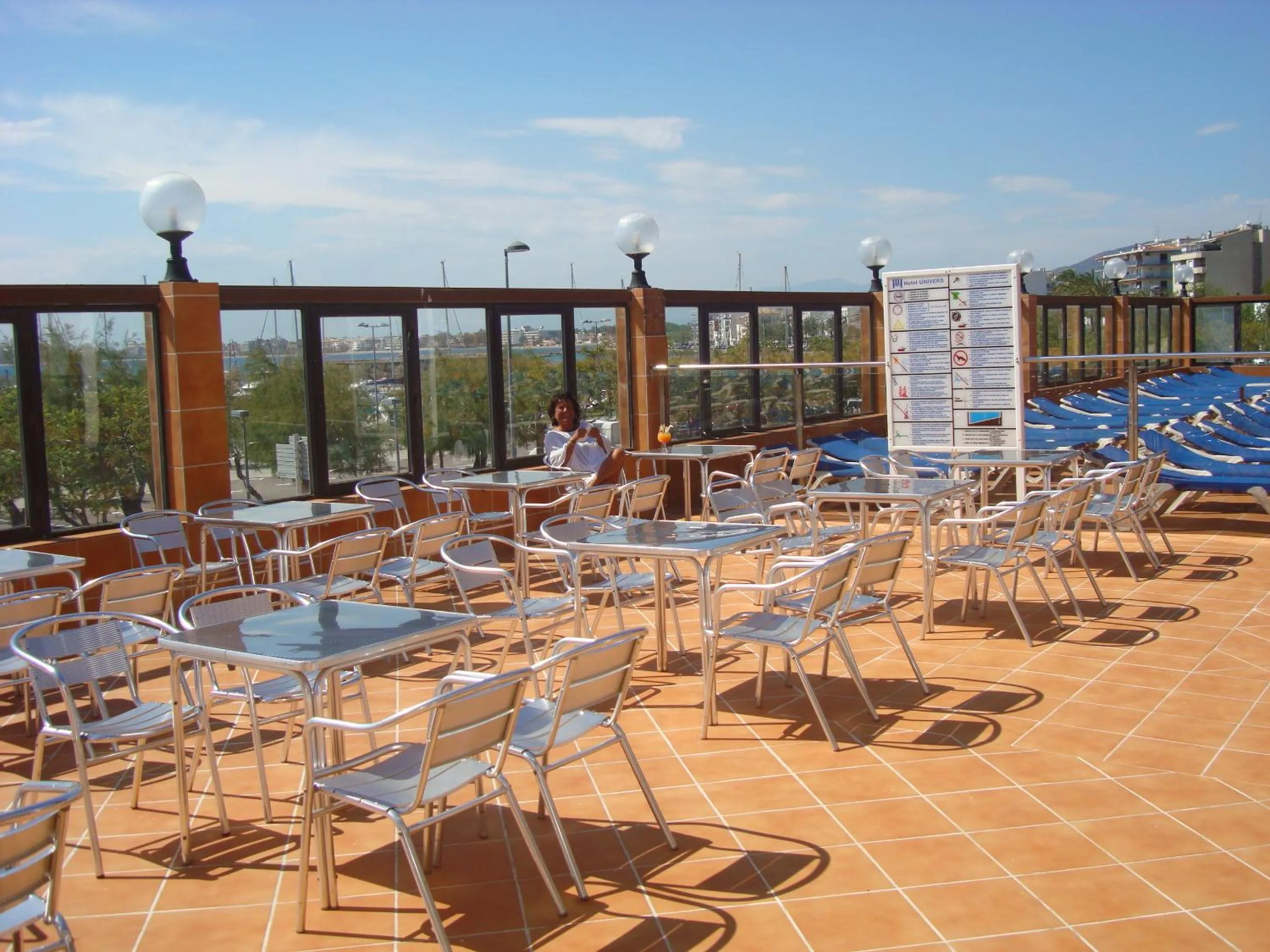 Balcony/Terrace in Hotel Univers