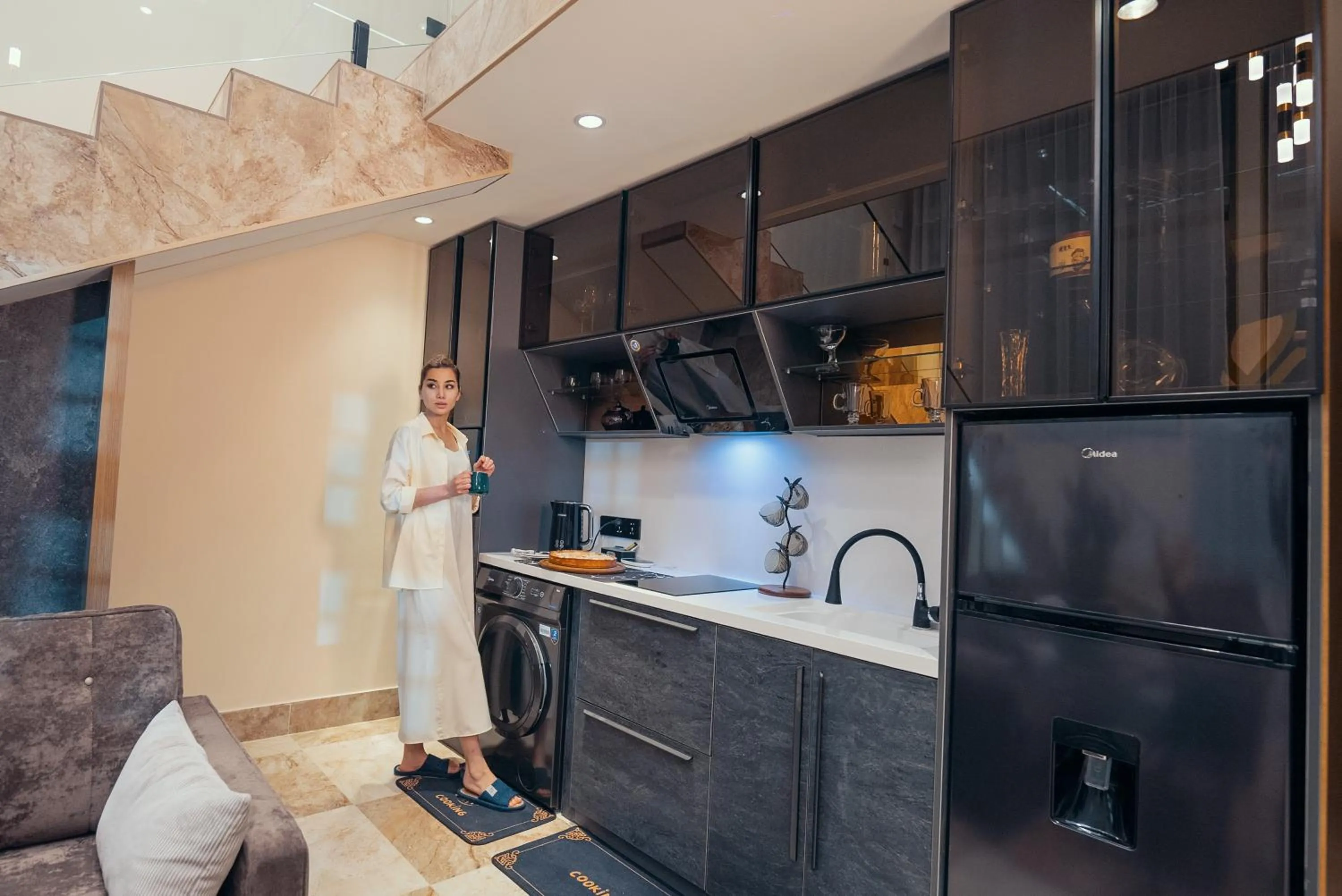 kitchen in Parliament Palace Hotel