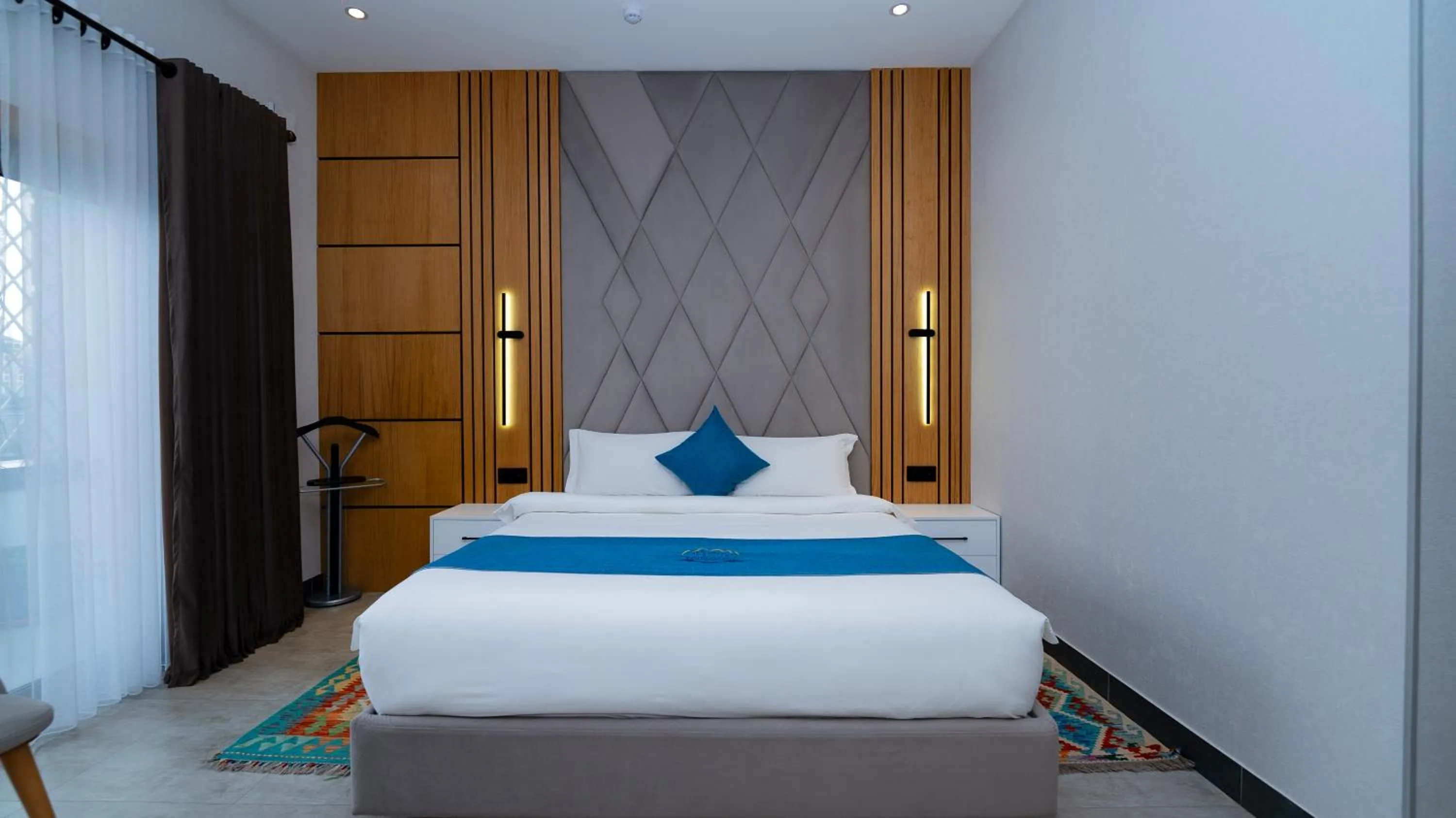 Bed in Parliament Palace Hotel