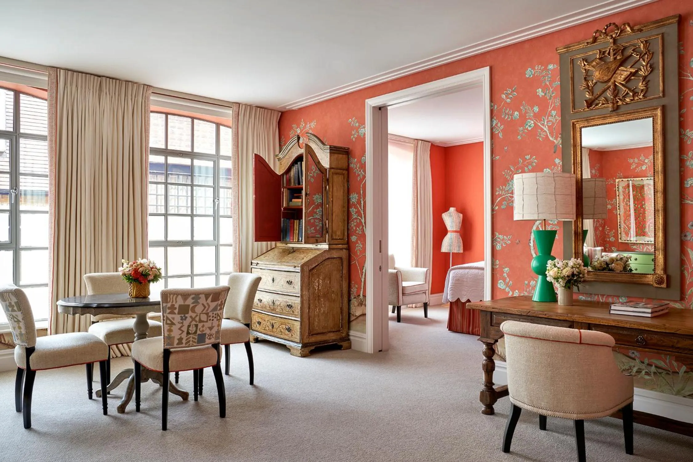 Living room in The Soho Hotel, Firmdale Hotels