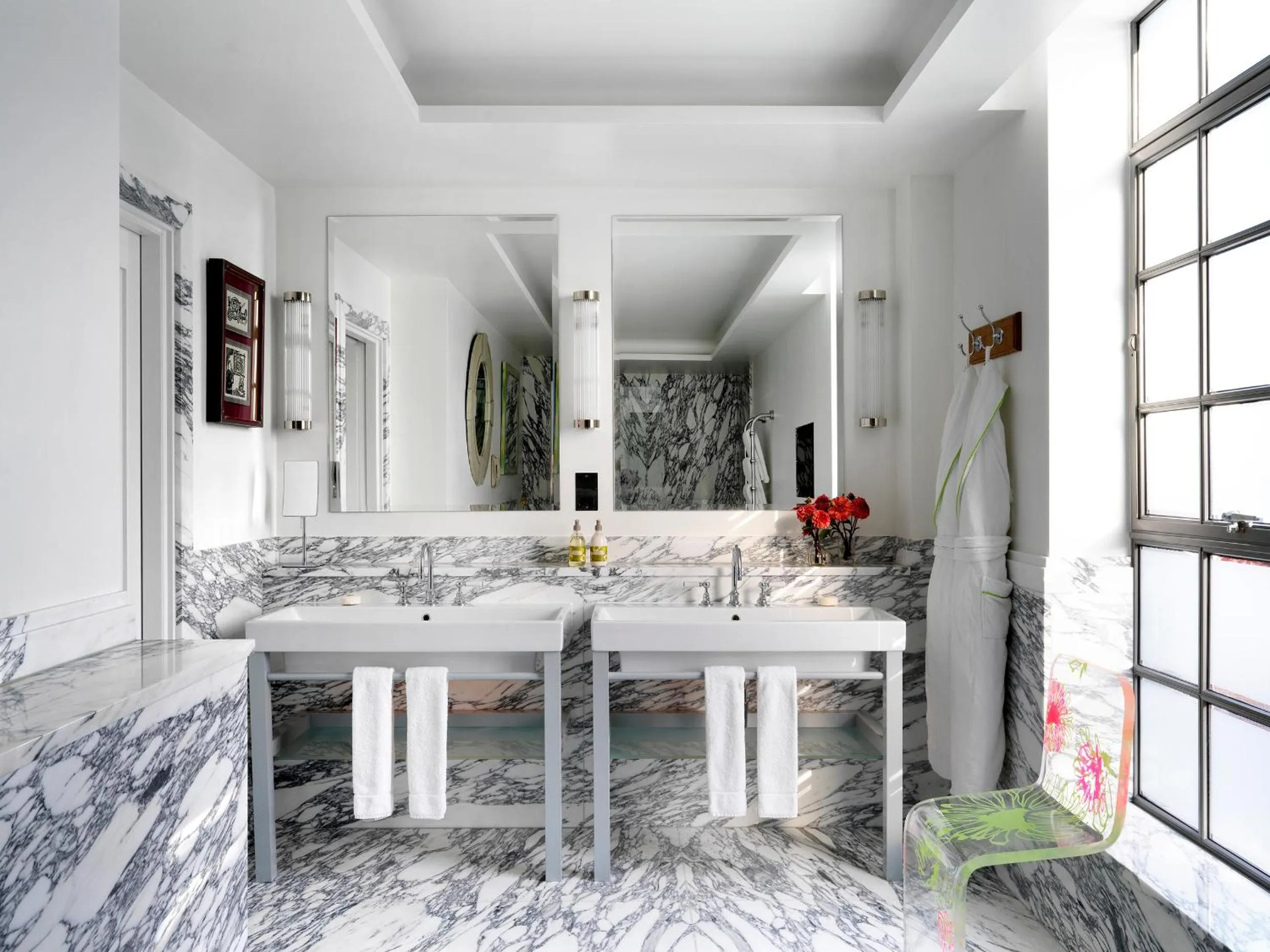 Bathroom in The Soho Hotel, Firmdale Hotels