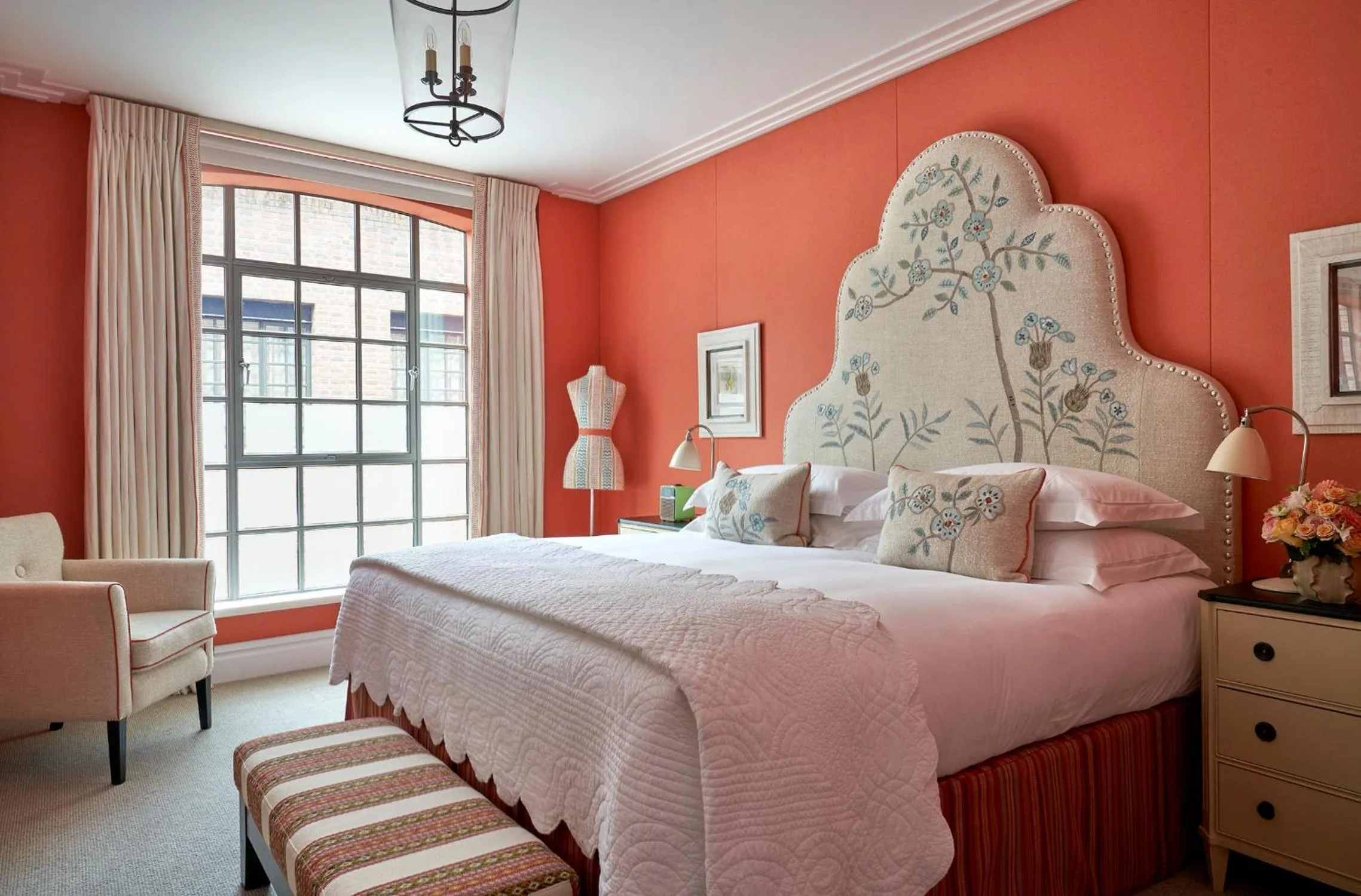 Bed in The Soho Hotel, Firmdale Hotels