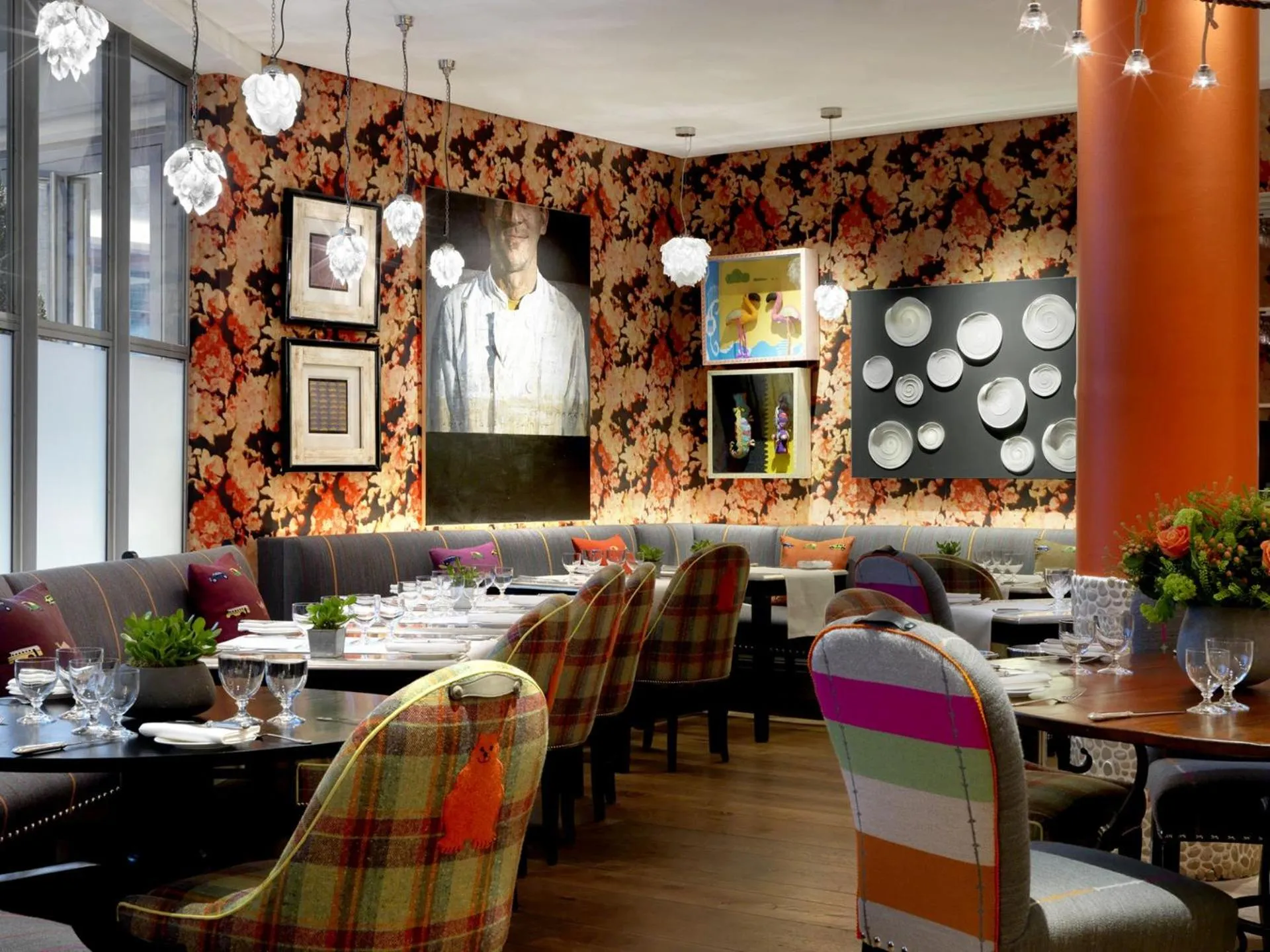 Restaurant/places to eat in The Soho Hotel, Firmdale Hotels