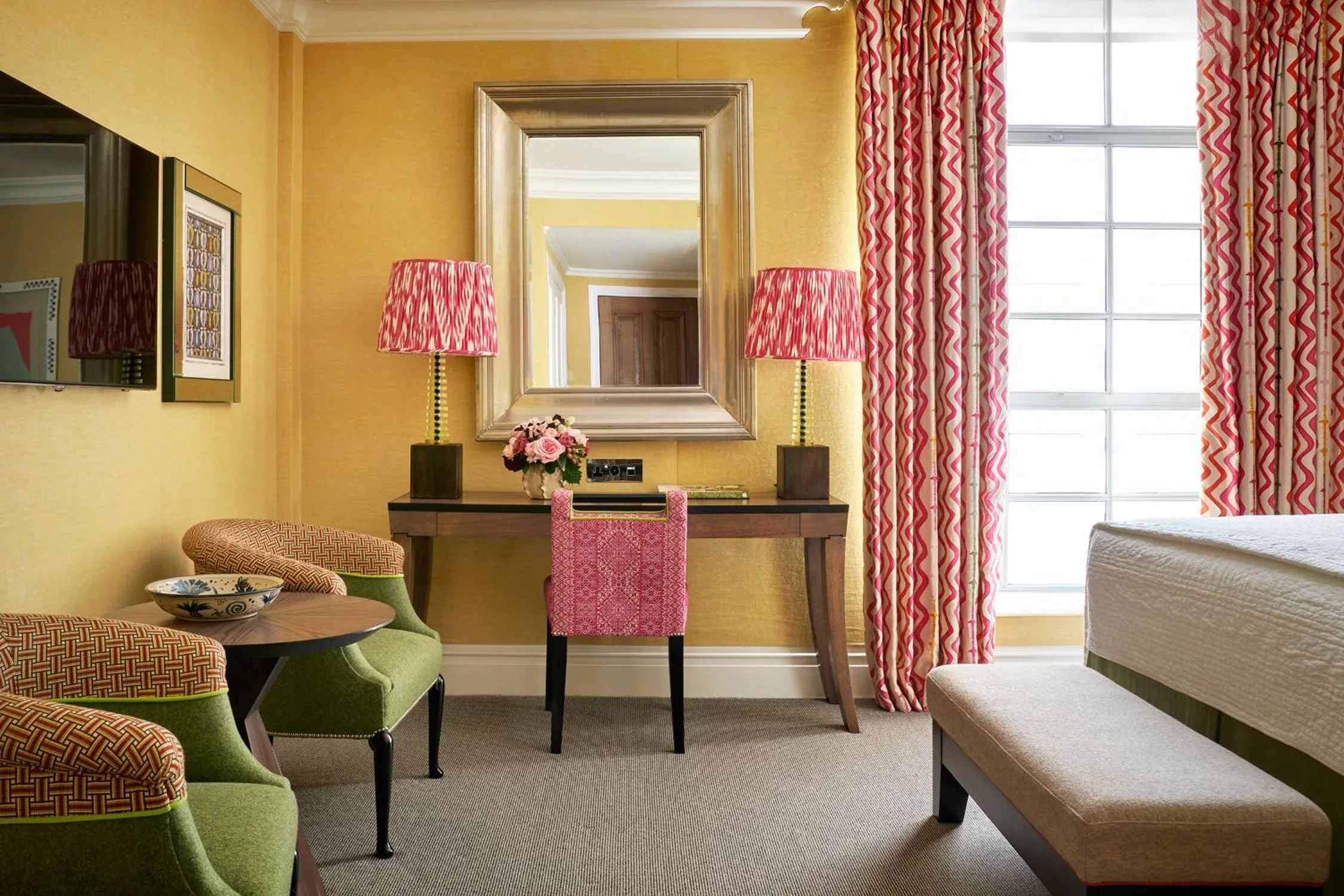 Bedroom in The Soho Hotel, Firmdale Hotels