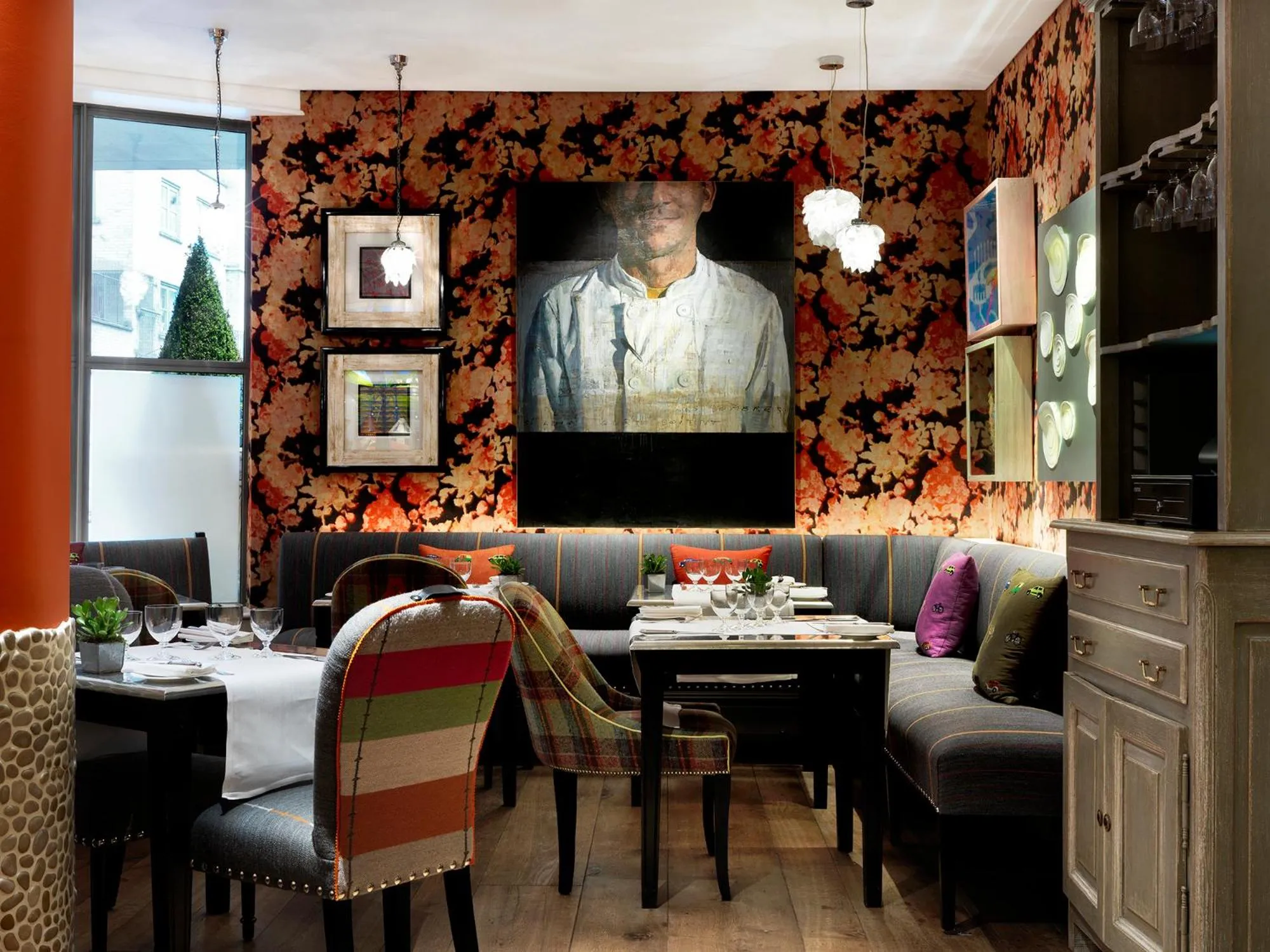 Restaurant/places to eat in The Soho Hotel, Firmdale Hotels