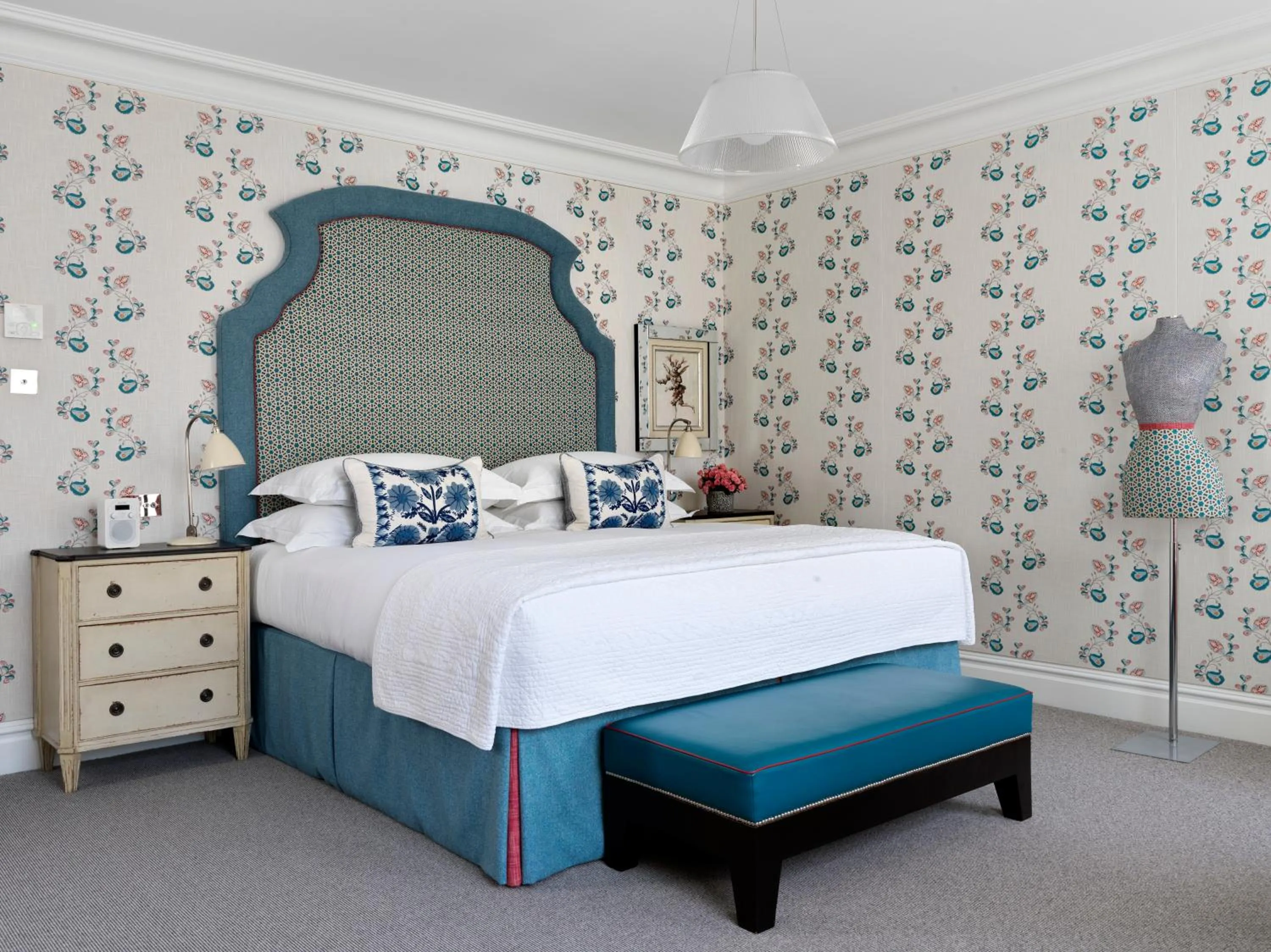 Bed in The Soho Hotel, Firmdale Hotels