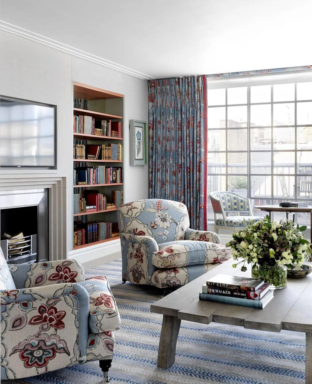 Living room in The Soho Hotel, Firmdale Hotels