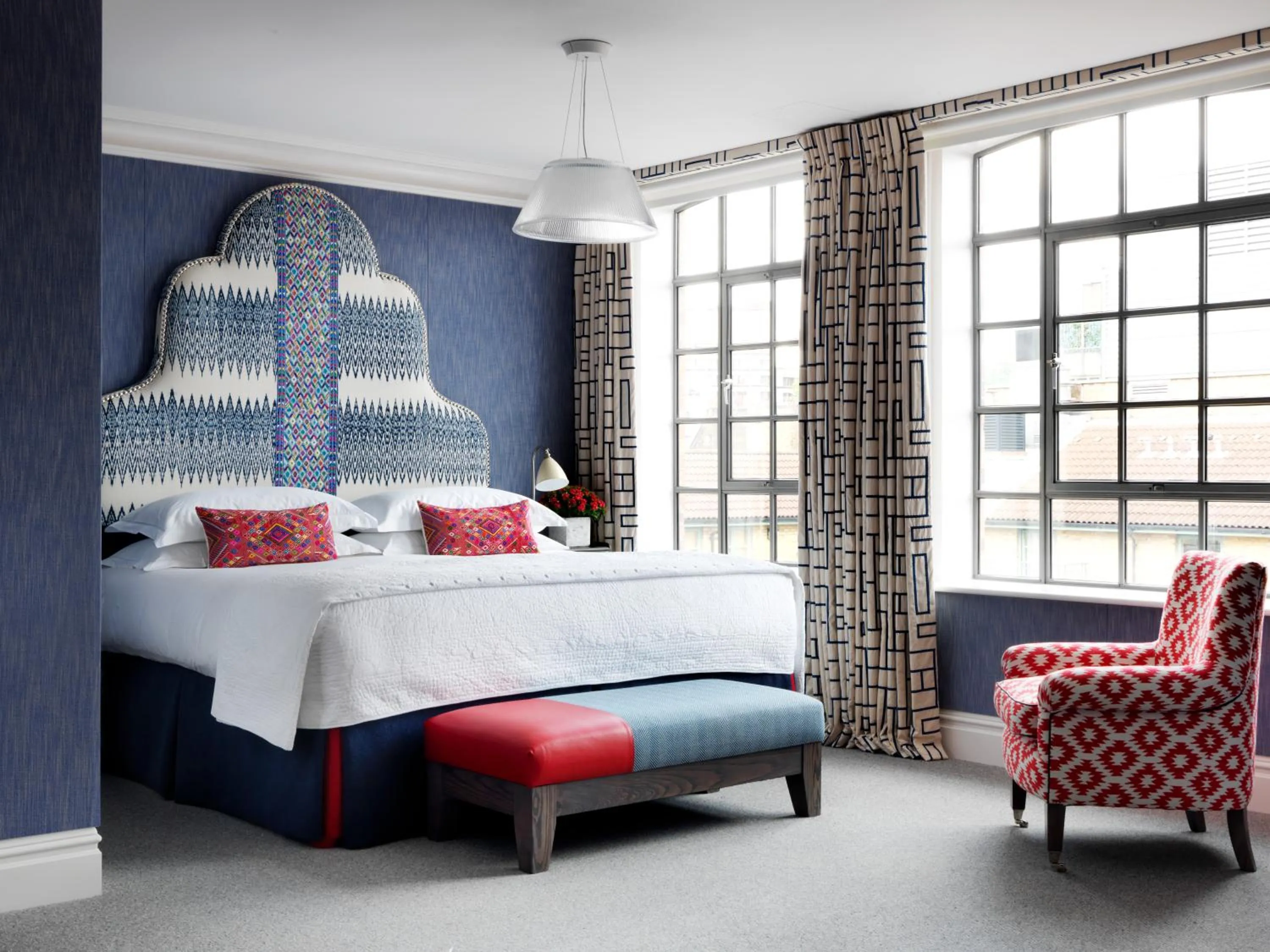 Bed in The Soho Hotel, Firmdale Hotels