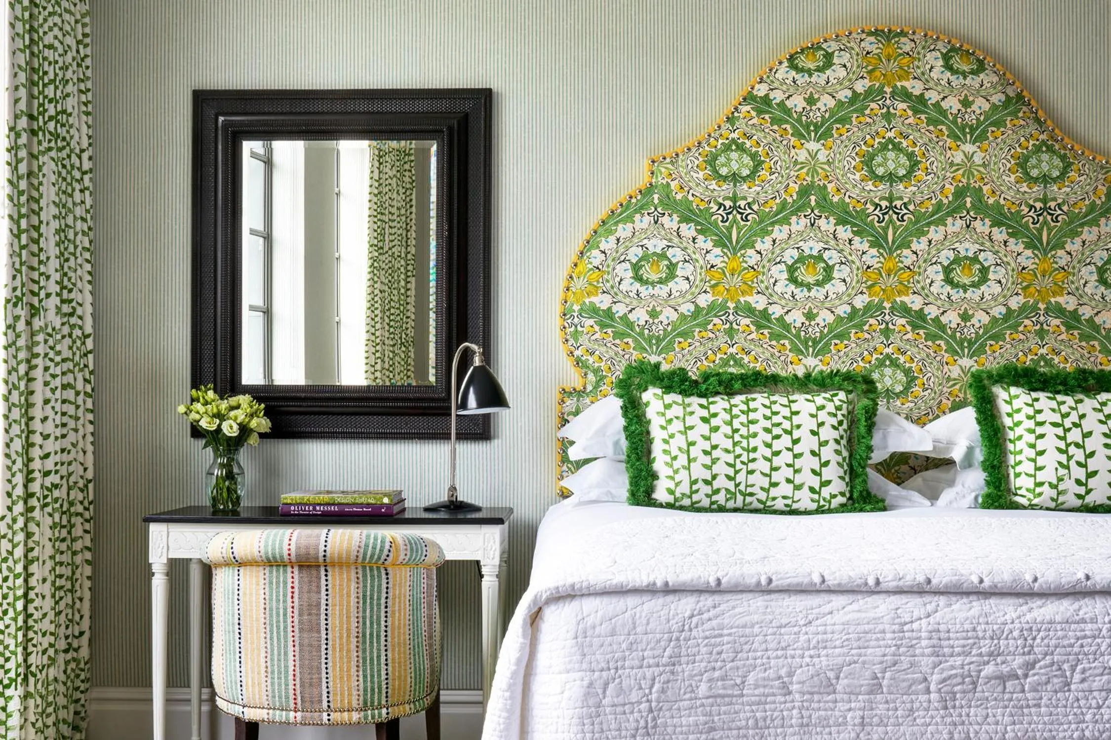 Bedroom, Bed in The Soho Hotel, Firmdale Hotels