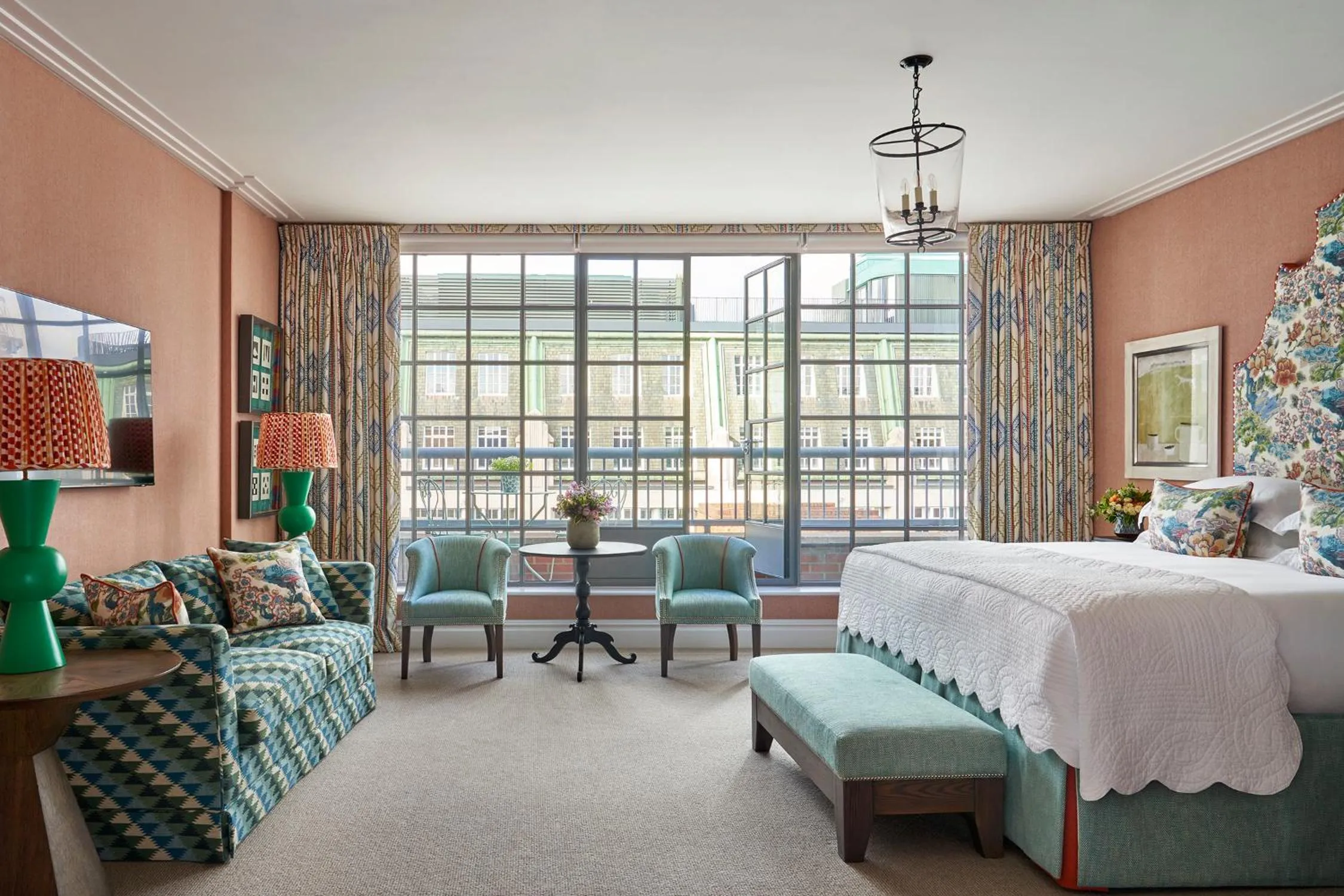 Bed in The Soho Hotel, Firmdale Hotels