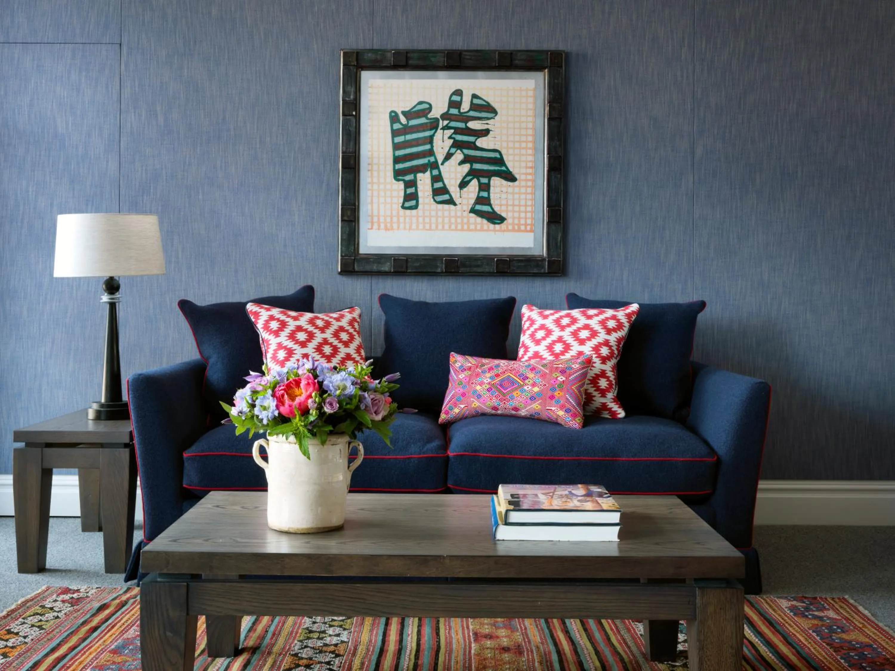 Living room in The Soho Hotel, Firmdale Hotels