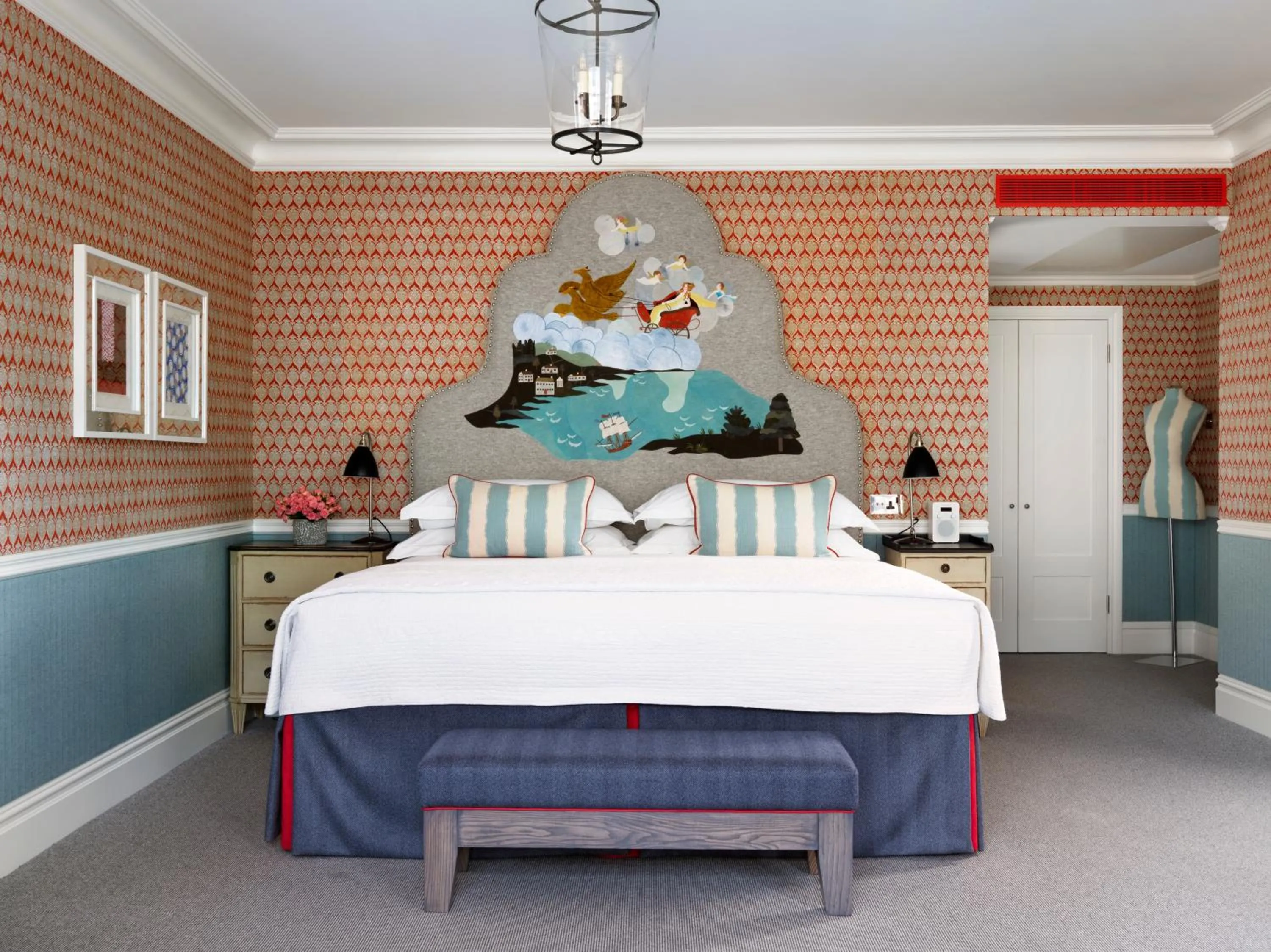 Bed in The Soho Hotel, Firmdale Hotels