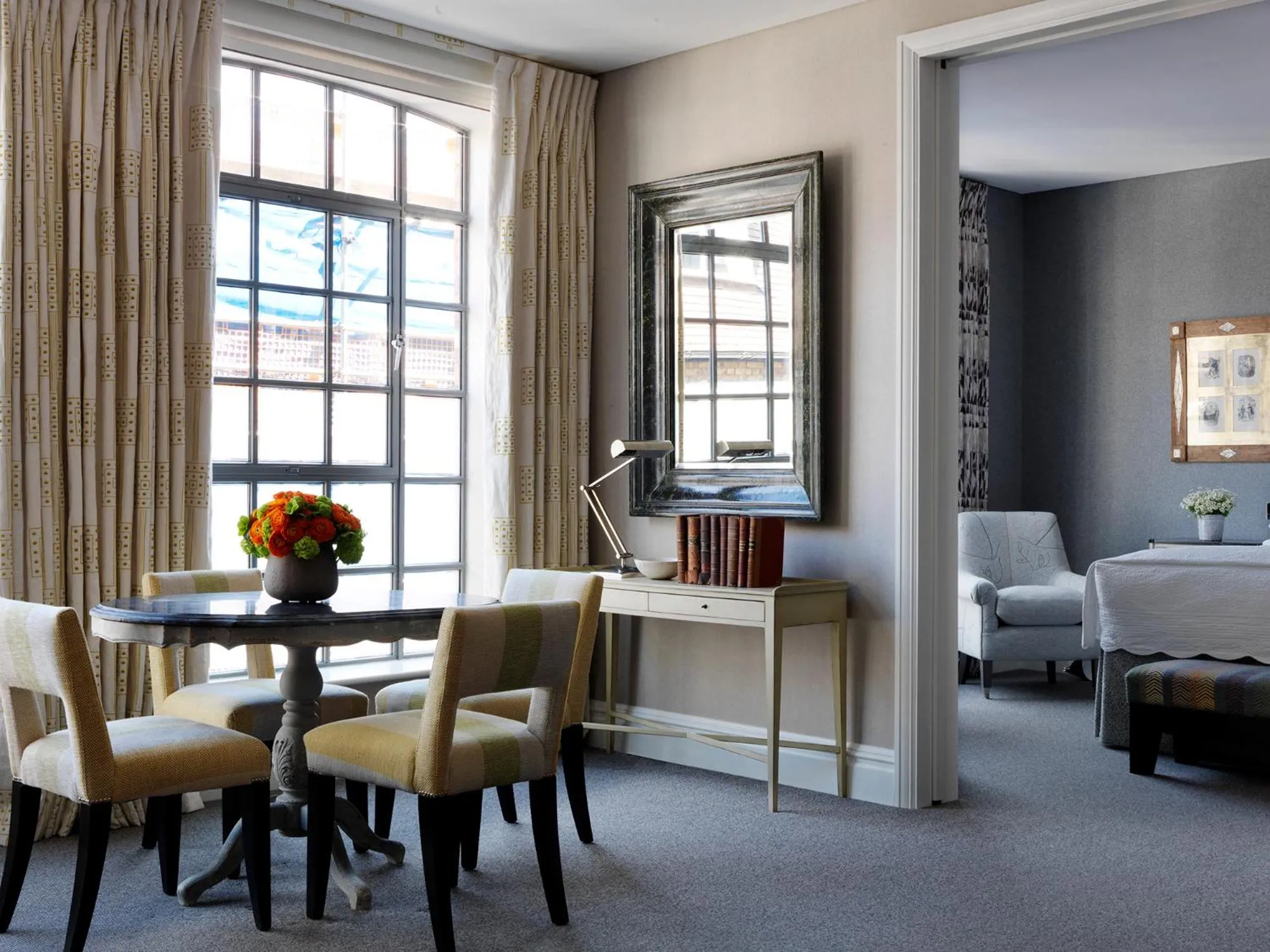 Seating area in The Soho Hotel, Firmdale Hotels